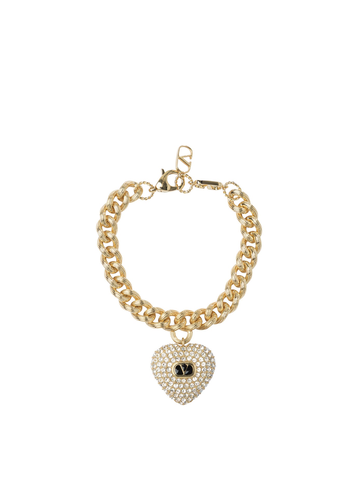 Valentino Garavani Coeur Royal Bracelet With Swarovski Crystals