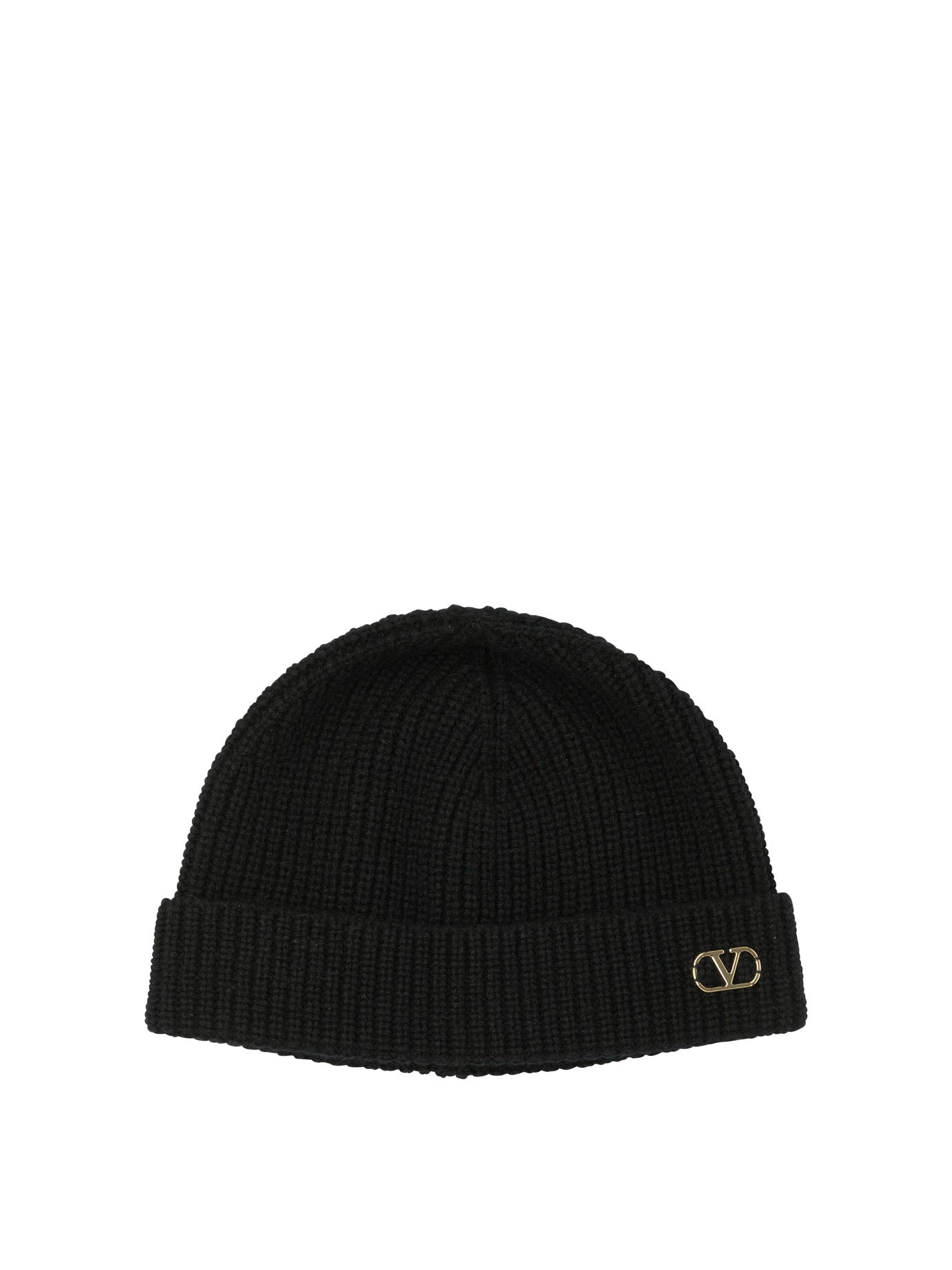 Valentino Garavani Signature Vlogo Cashmere Beanie