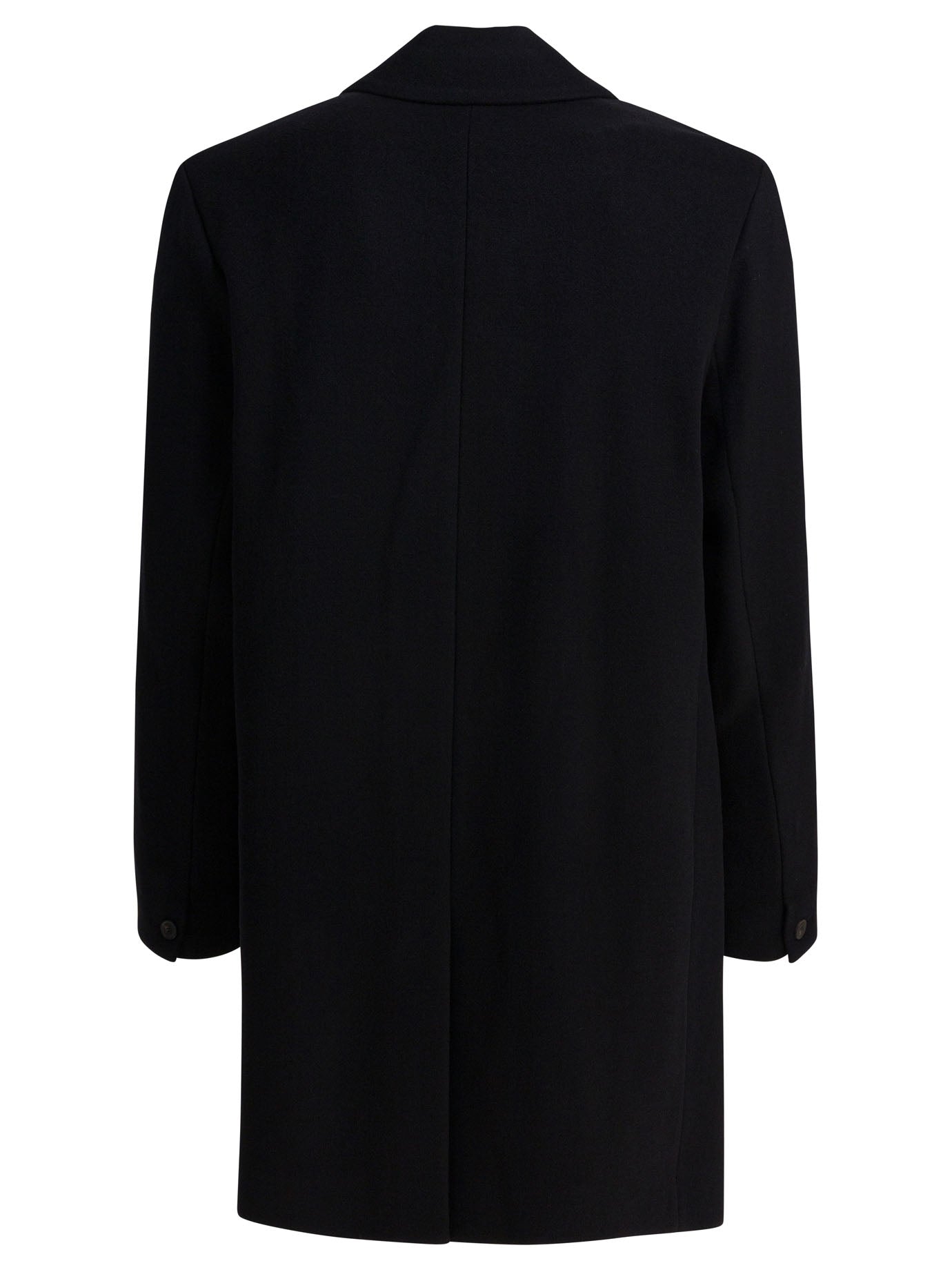 Vince Classic Coat In Italian Wool Blend