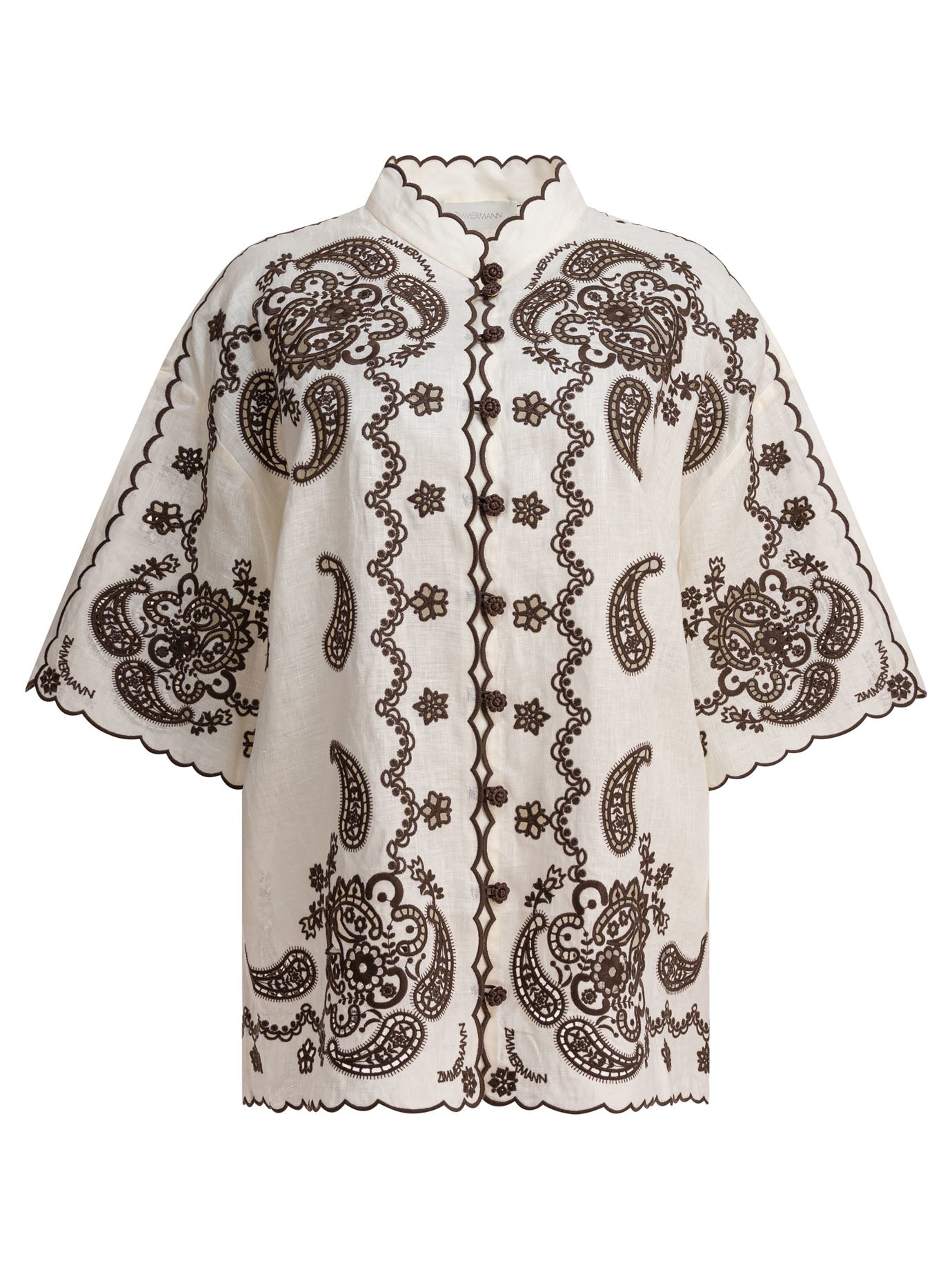 Zimmermann Ascension Linen Shirt