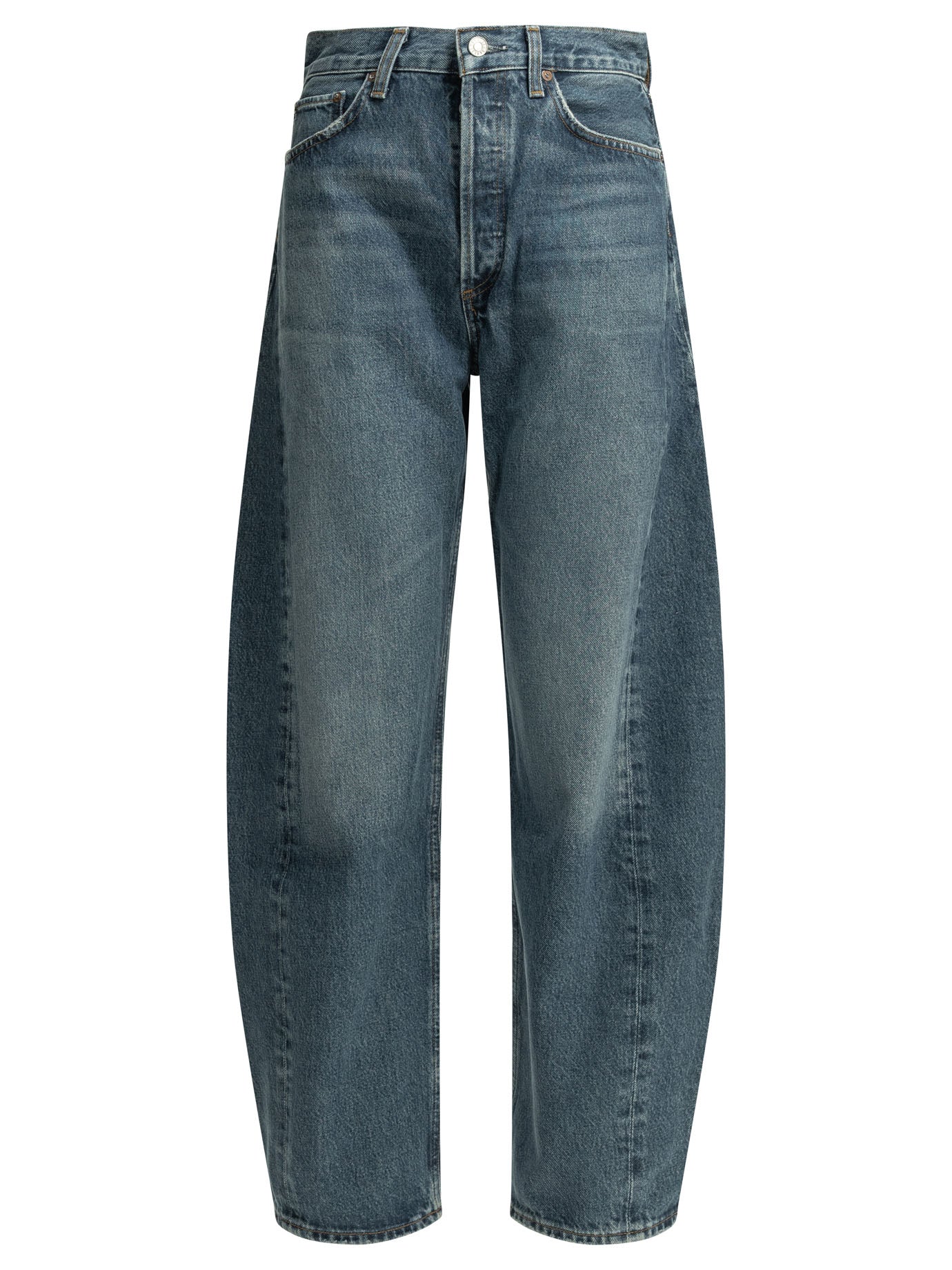 Agolde Luna Pieced Wide-Leg Jeans