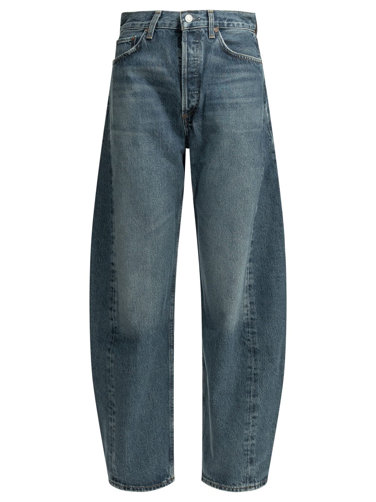 Agolde Luna Pieced Wide-Leg Jeans