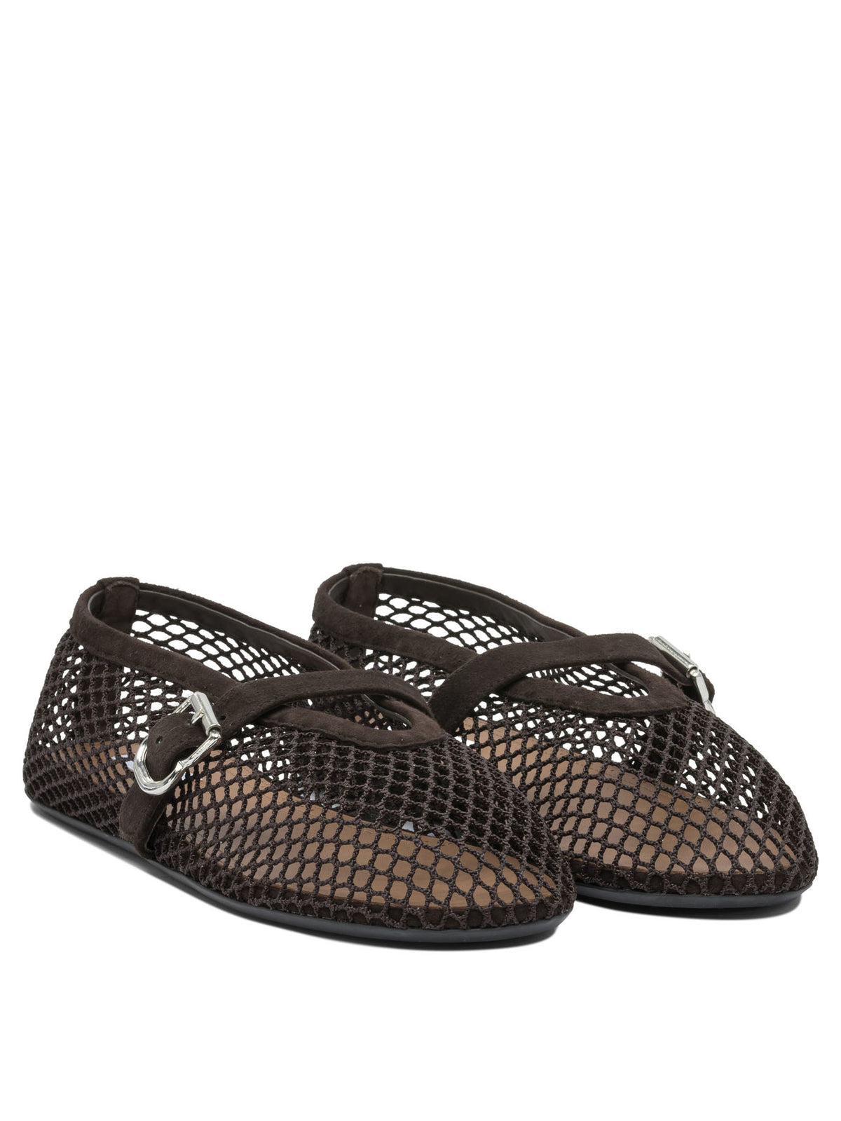 Alaïa Mary Jane Mesh Ballet Flats