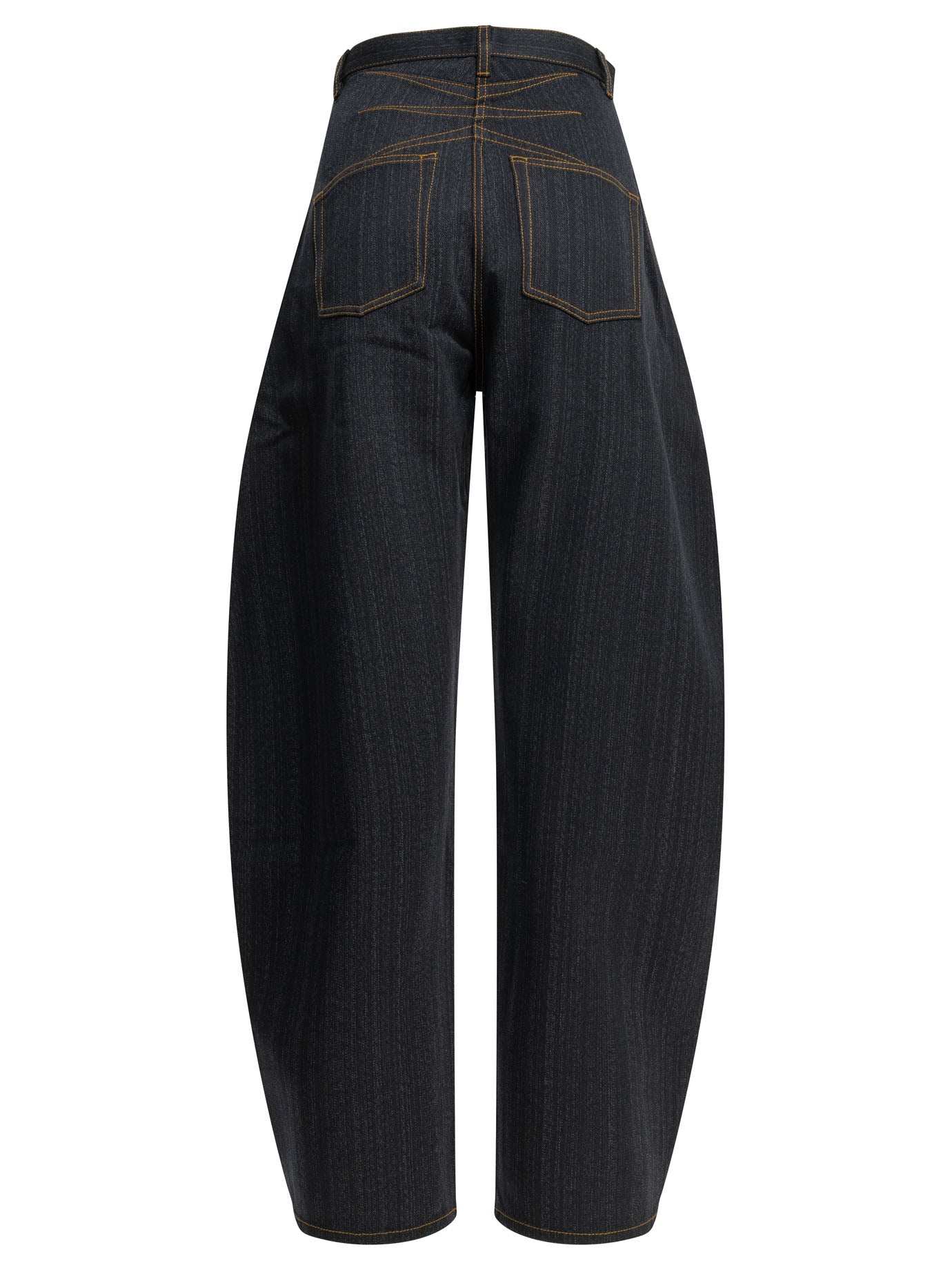 Alaïa Round Wide-Leg Jeans