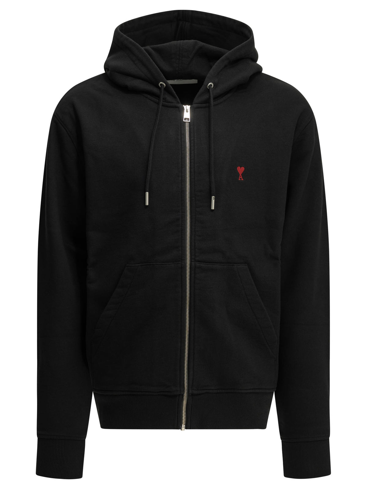 Ami Paris Ami De Coeur Zip-Up Sweatshirt