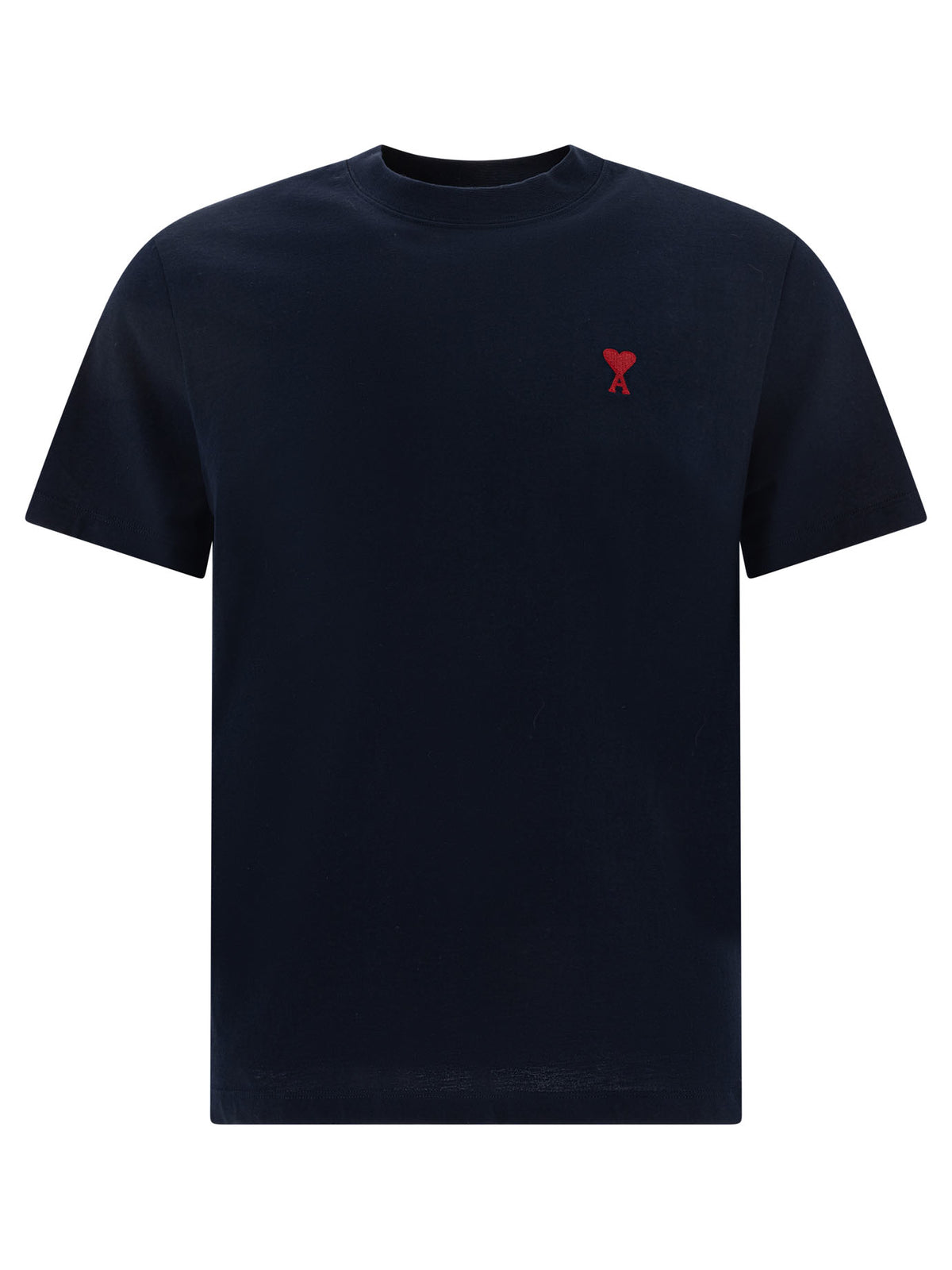 Ami Paris Crew-Neck T-Shirt With Logo
