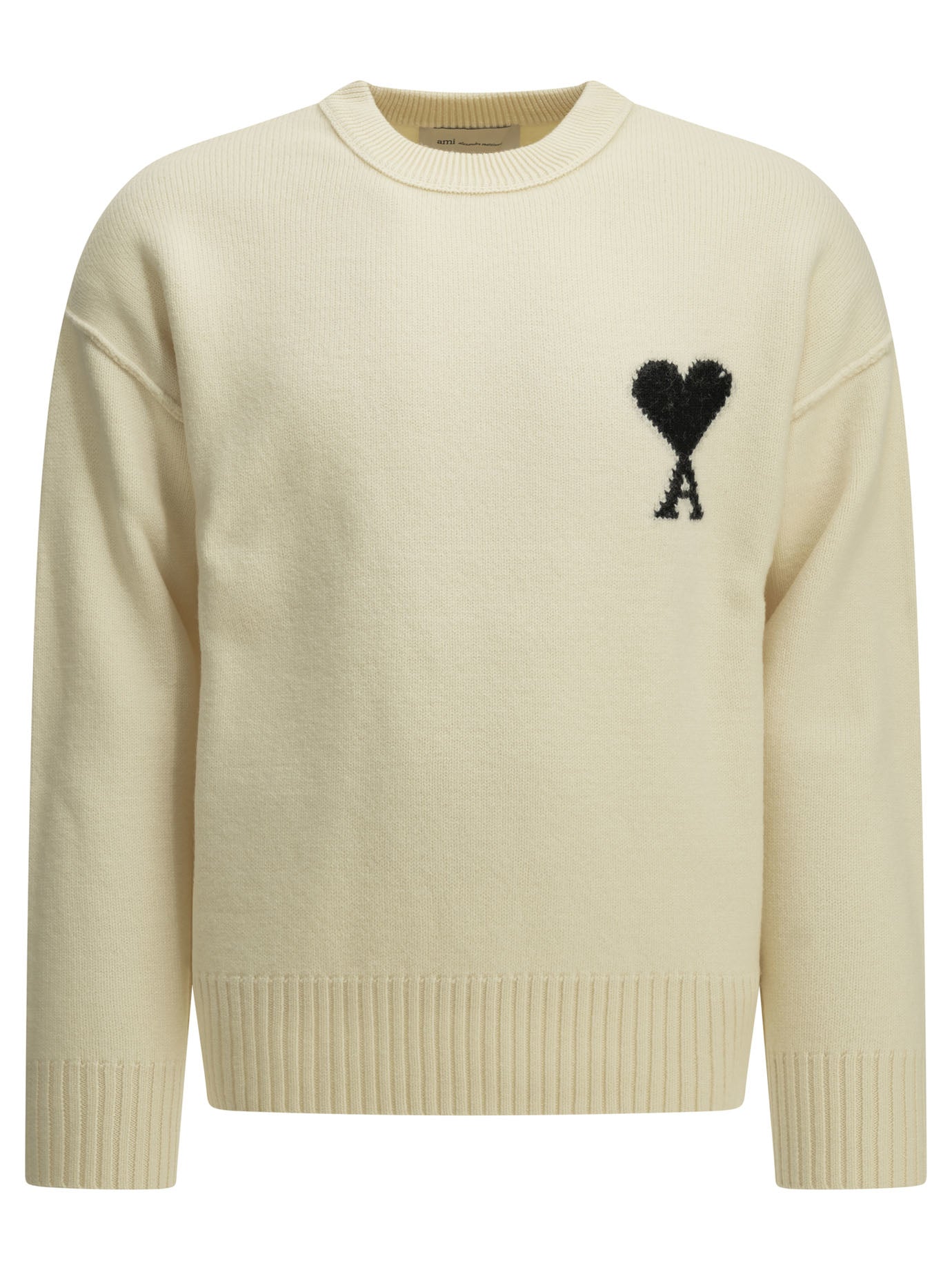 Ami Paris Ami De Coeur Crew-Neck Sweater