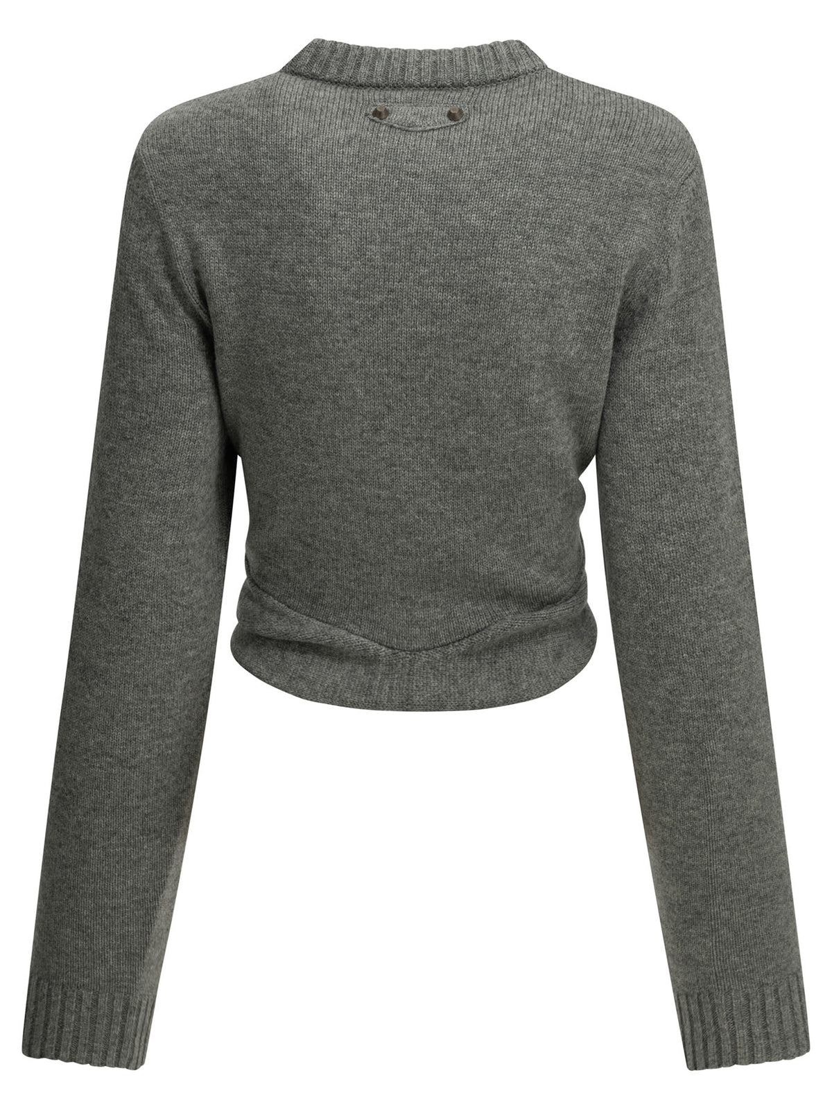 Balenciaga Cropped Crew-Neck Sweater
