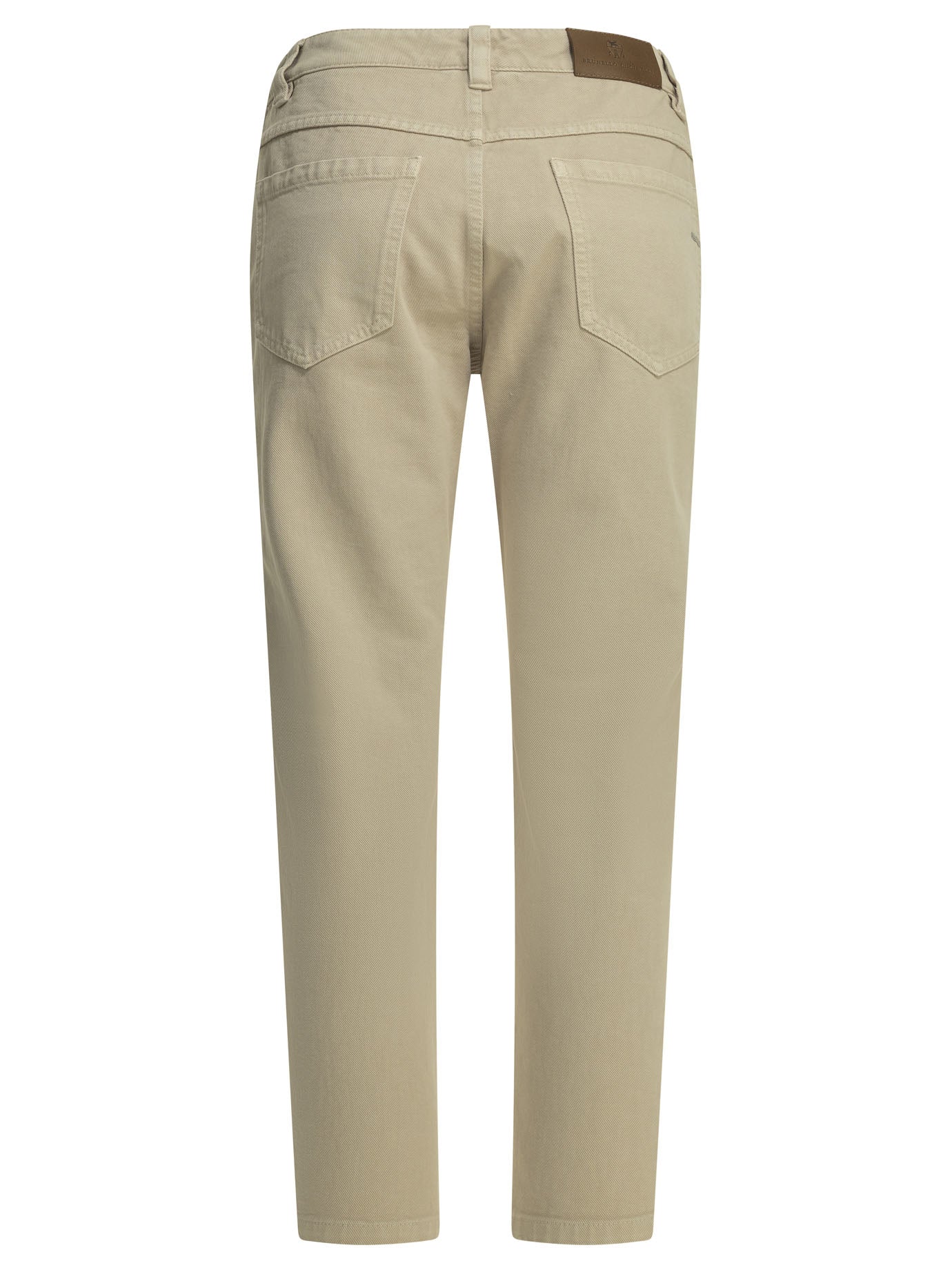 Brunello Cucinelli Straight Shiny Bartck Straight Leg Jeans