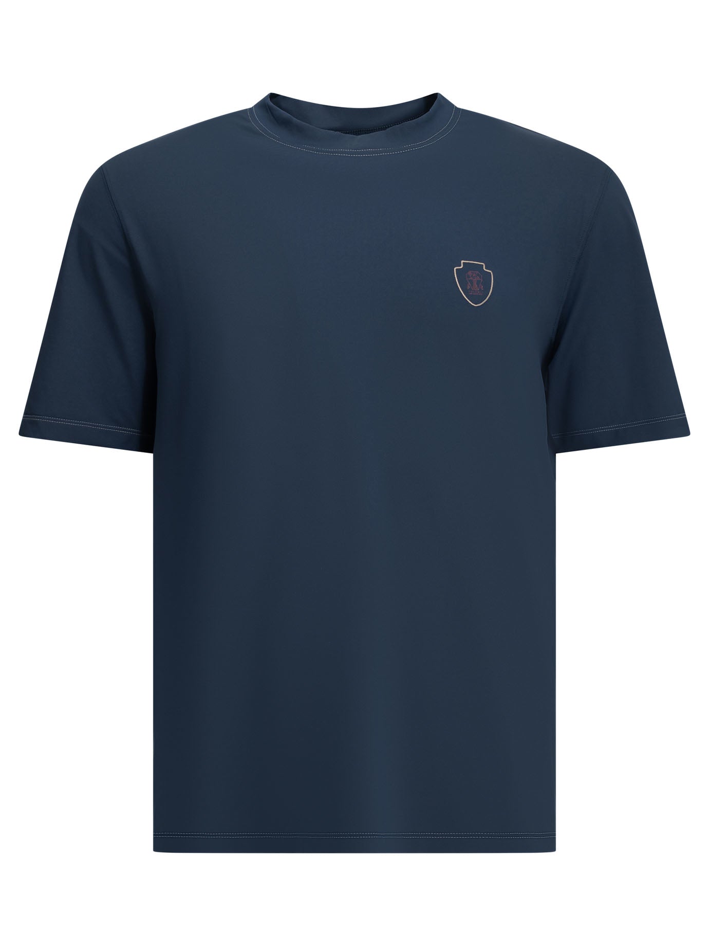 Brunello Cucinelli Crewneck T-Shirt With Logo