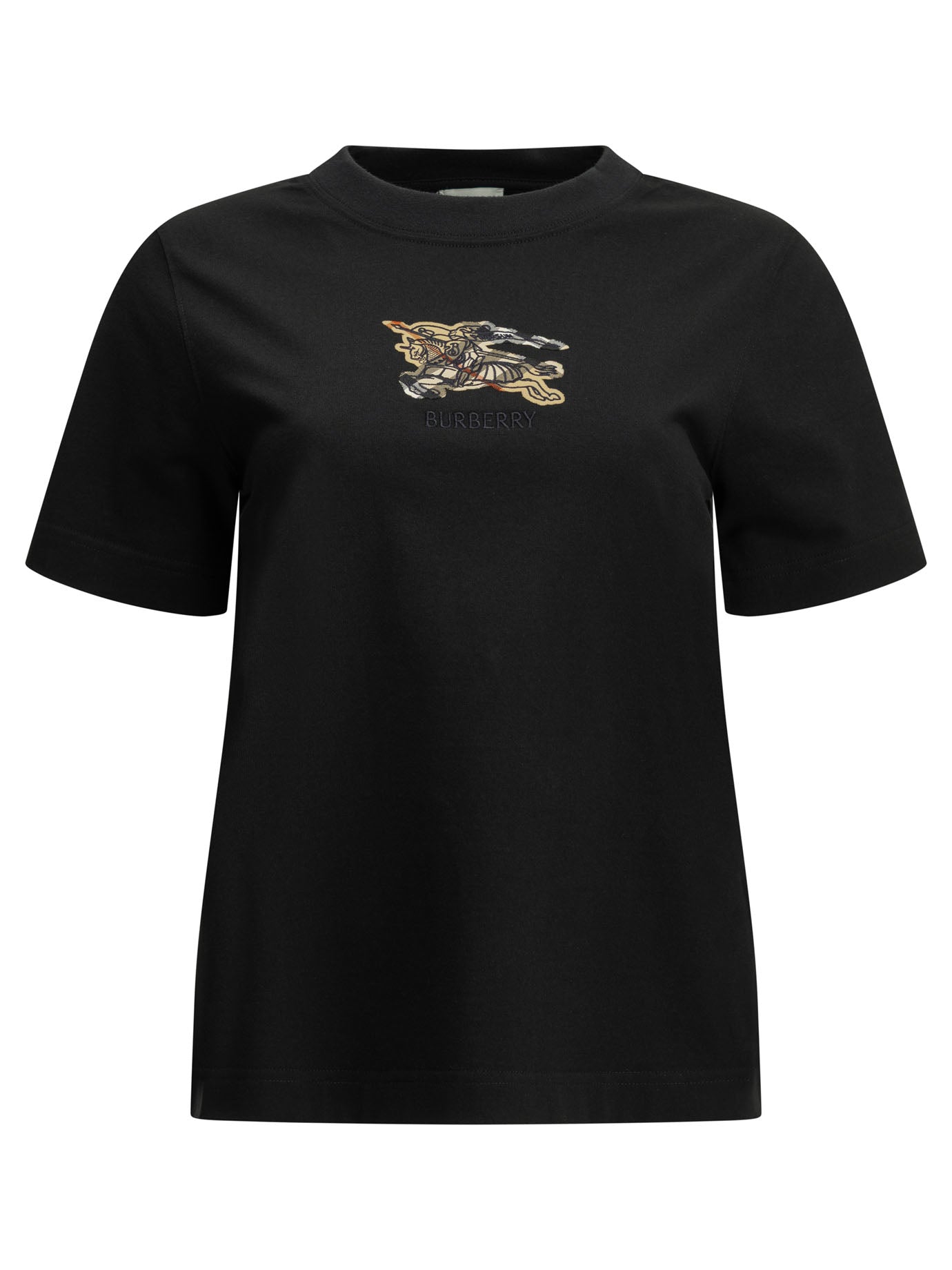 Burberry Knight Check Crew-Neck T-Shirt