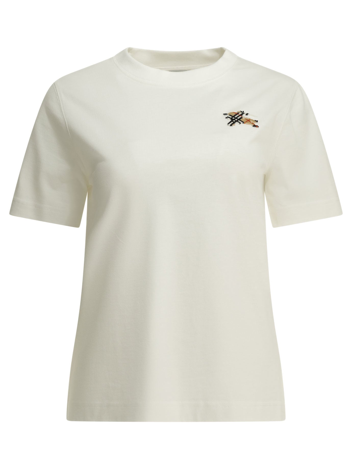 Burberry Knight Check Crew-Neck T-Shirt