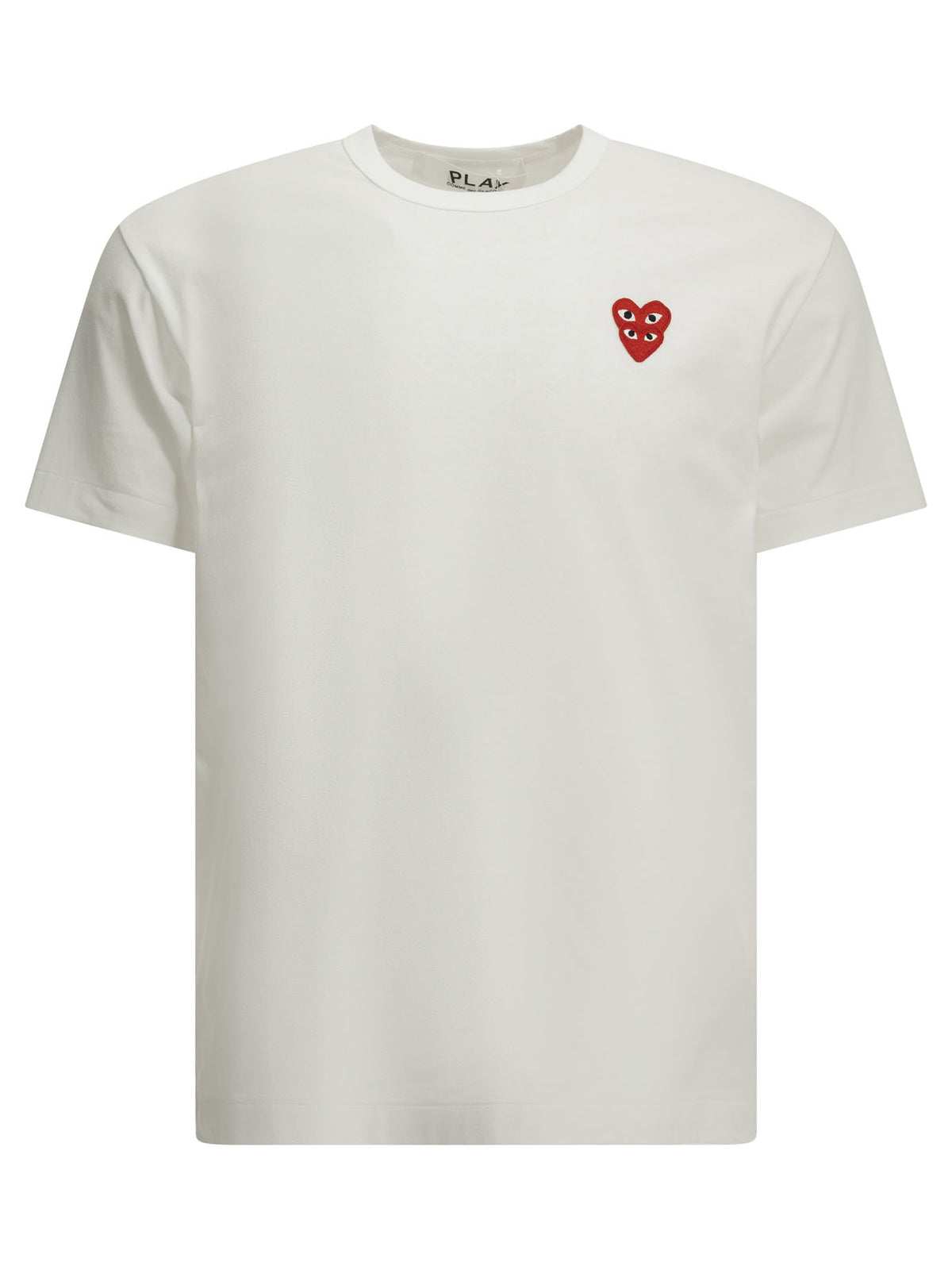 Comme Des Garçons Play Double Heart Crew-Neck T-Shirt