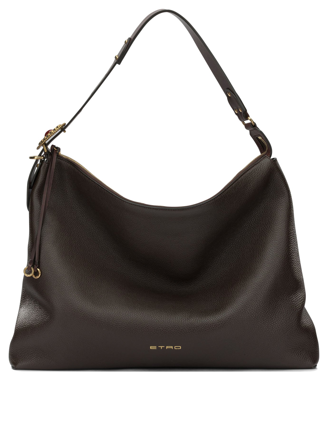 Etro Large Leather Shoulder Bag