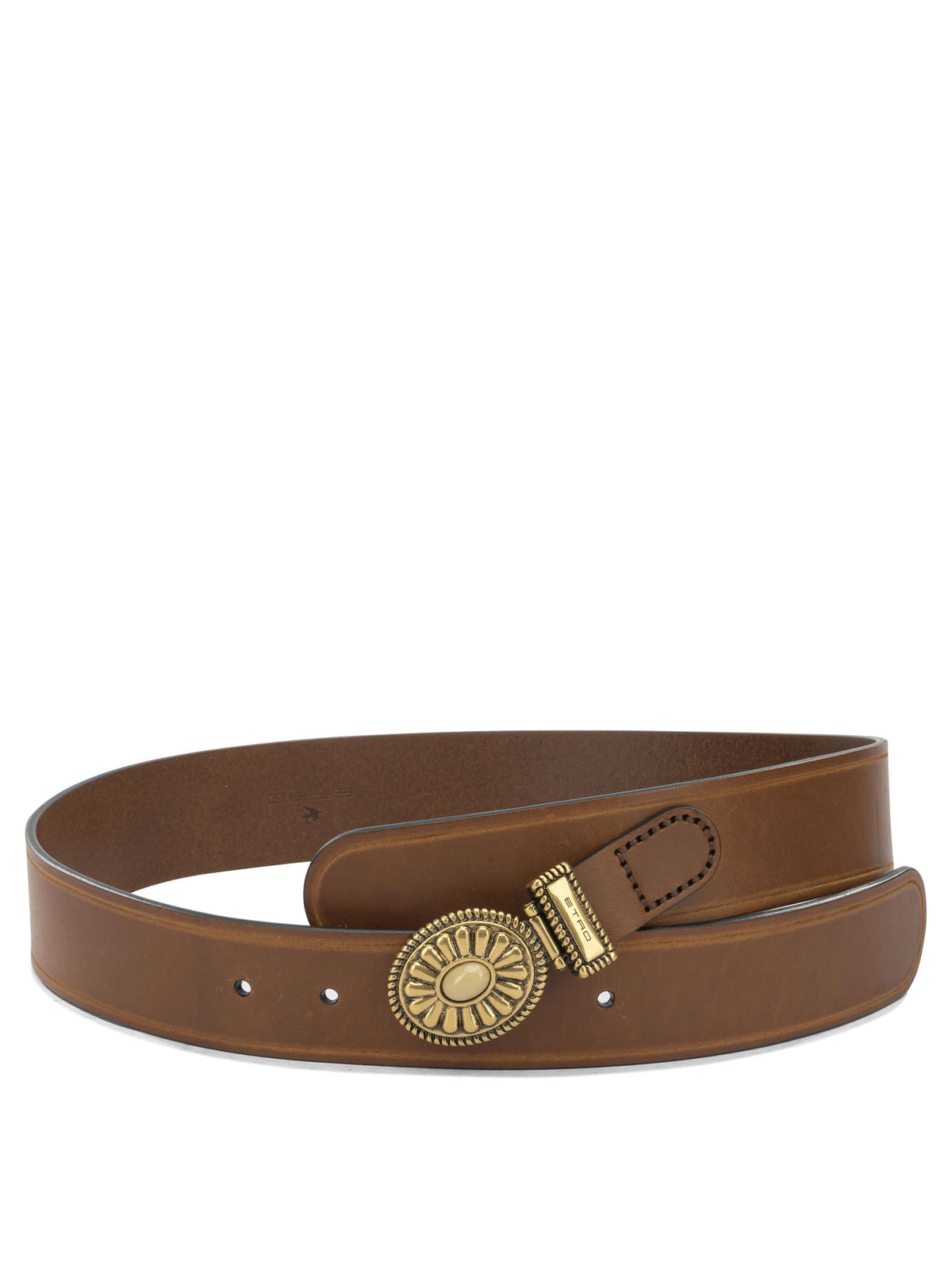 Etro Paisley Leather Belt