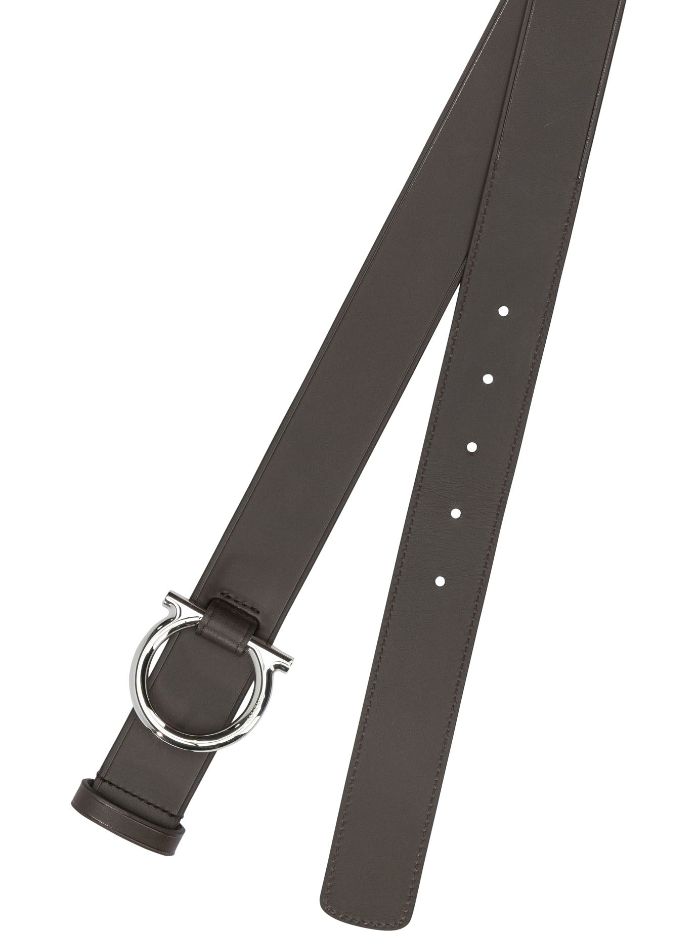 Ferragamo Gancini Leather Belt