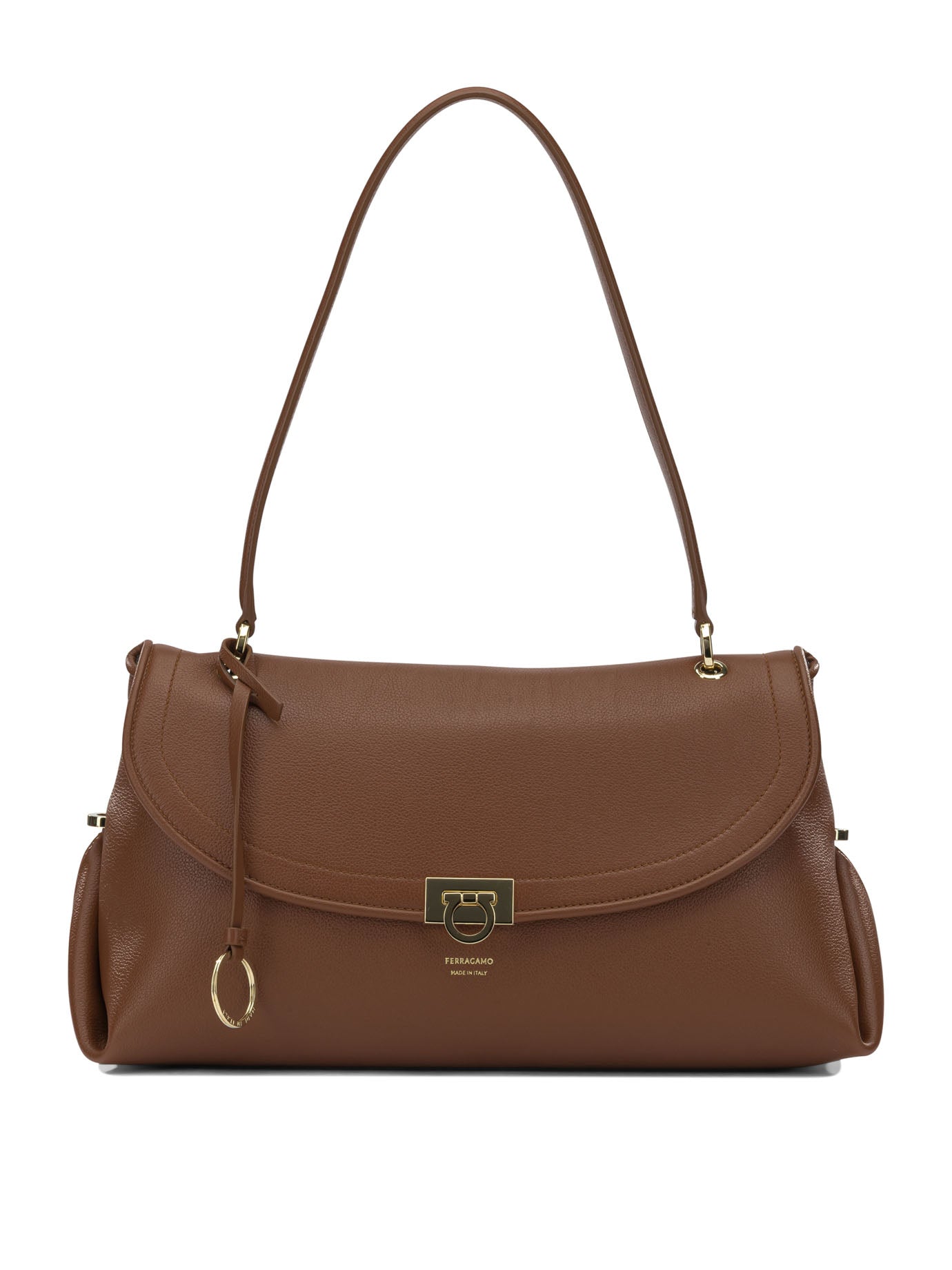Ferragamo Medium Gancini Shoulder Bag