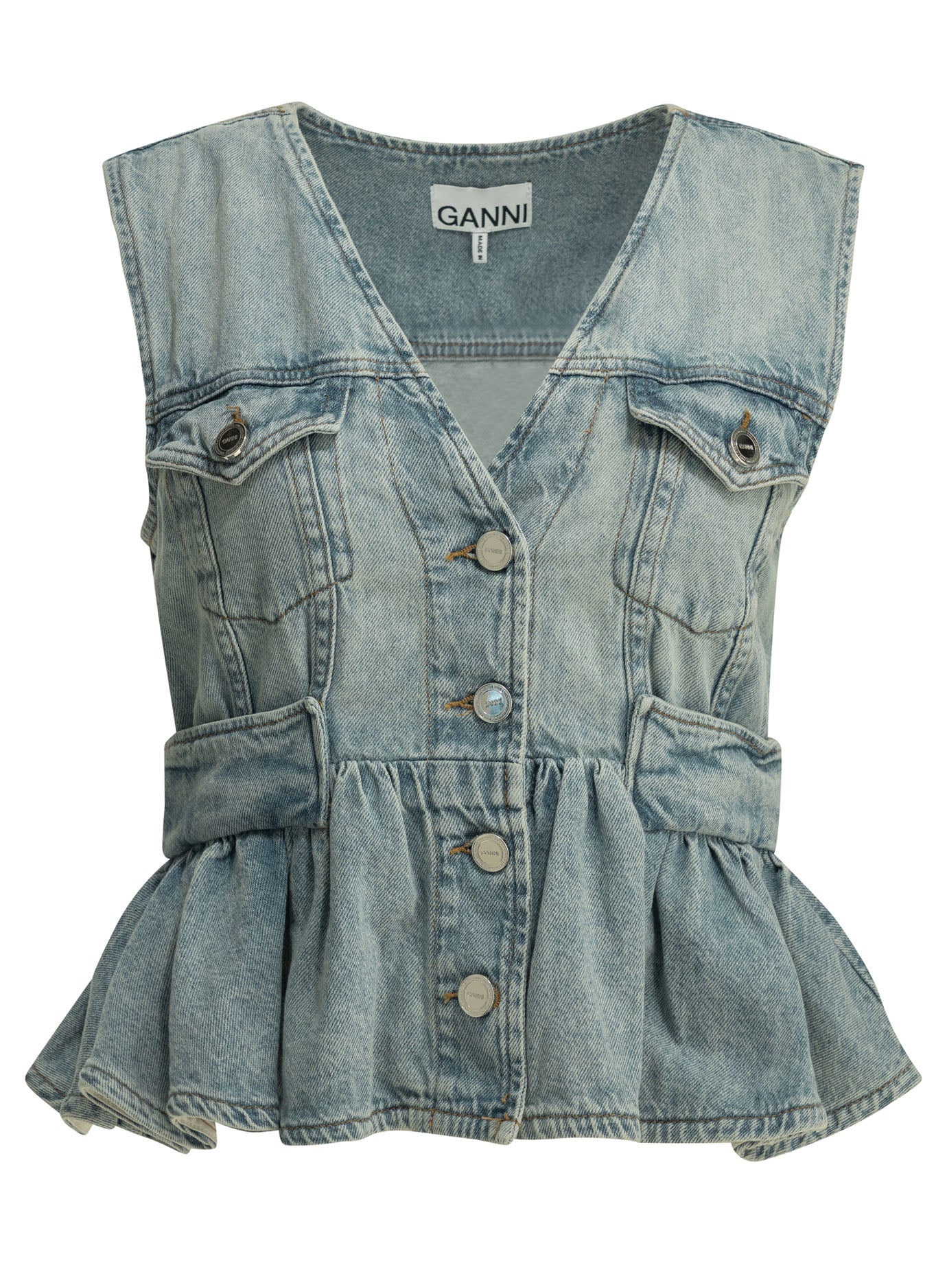 Ganni Denim Vest