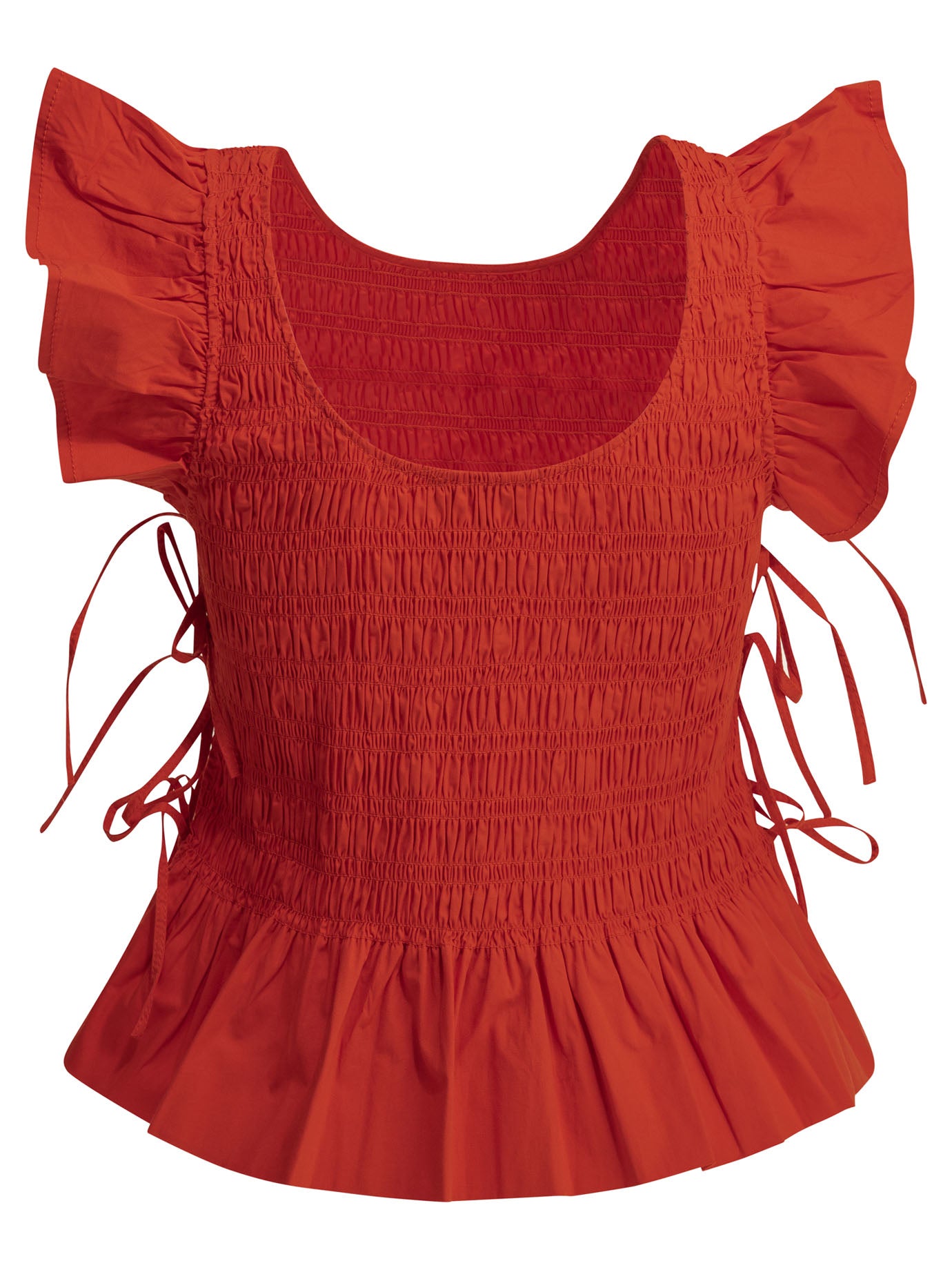 Ganni Casual Pleated Top