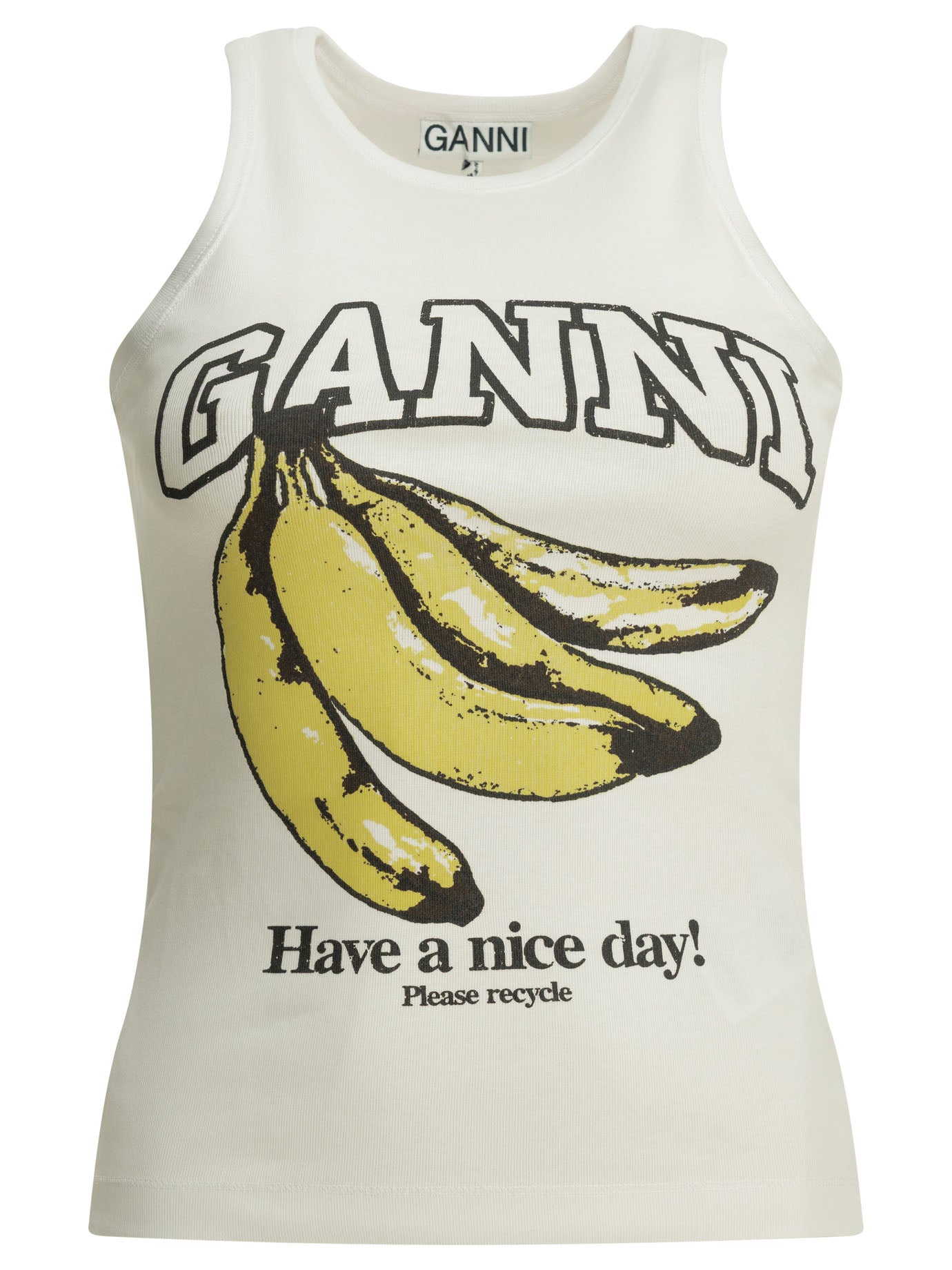 Ganni Banana Tank Top