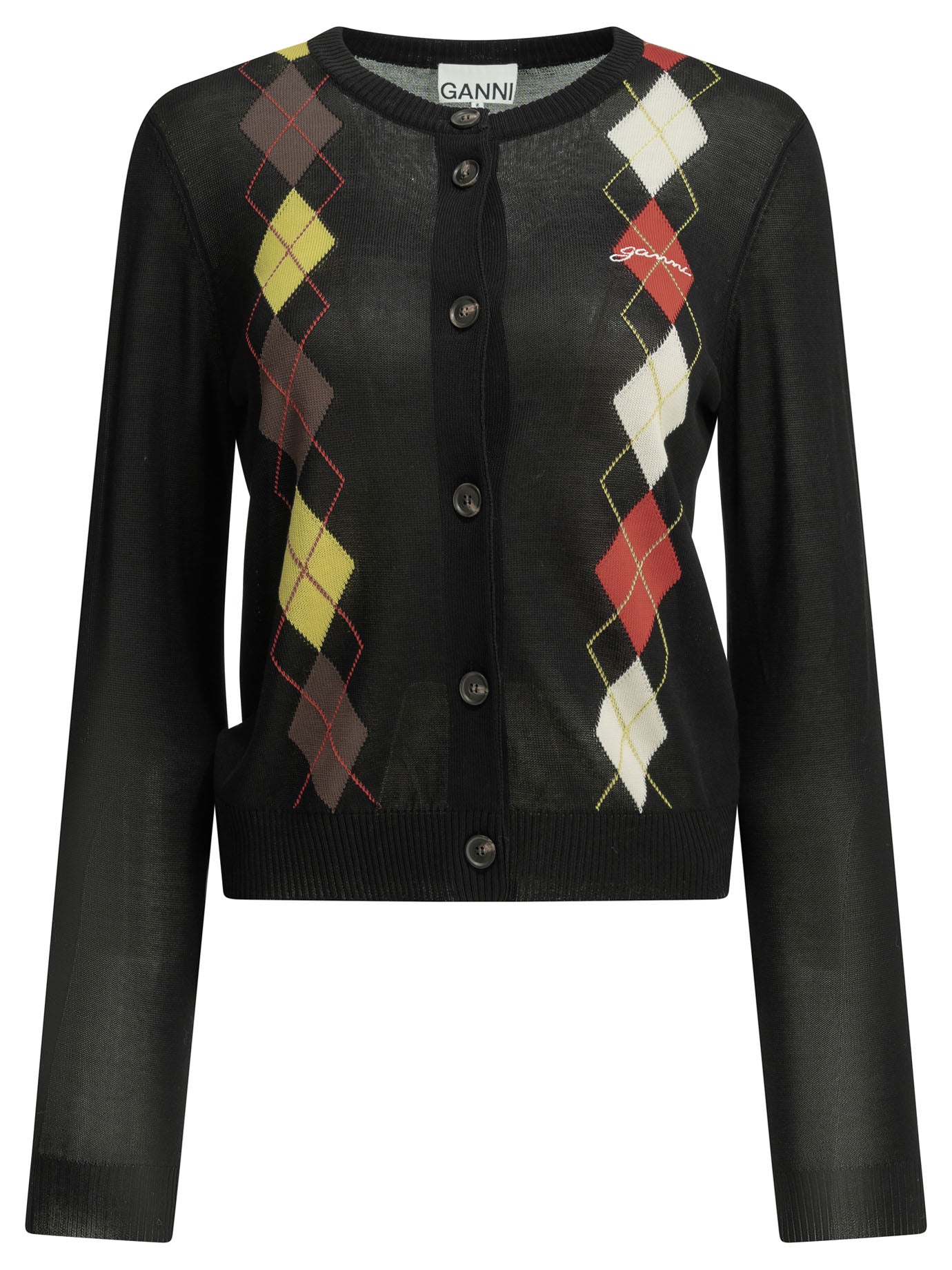 Ganni Argyle Cardigan