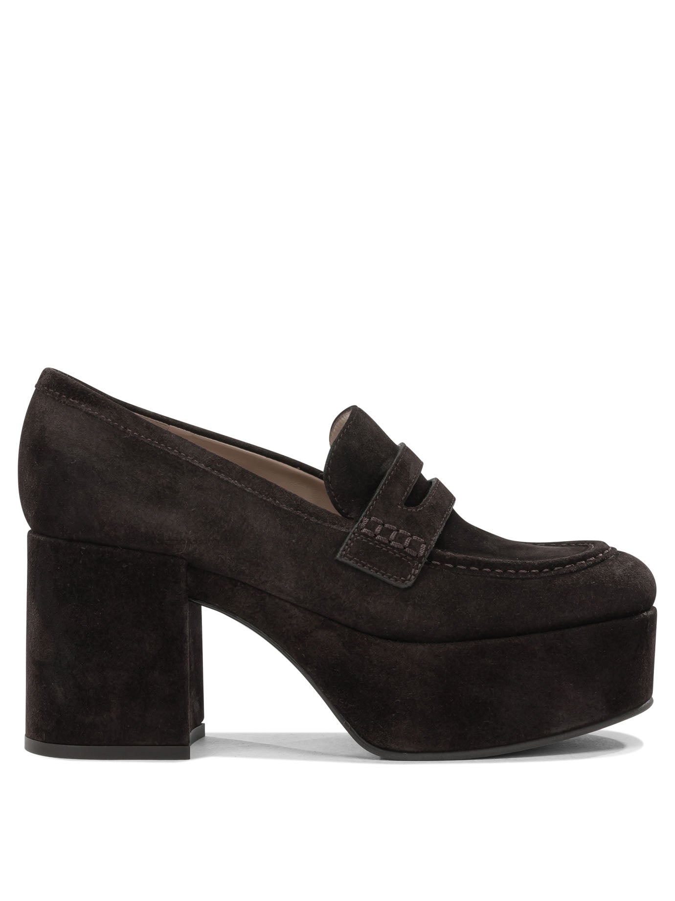 Gianvito Rossi Jenna 75Mm Heeled Loafers