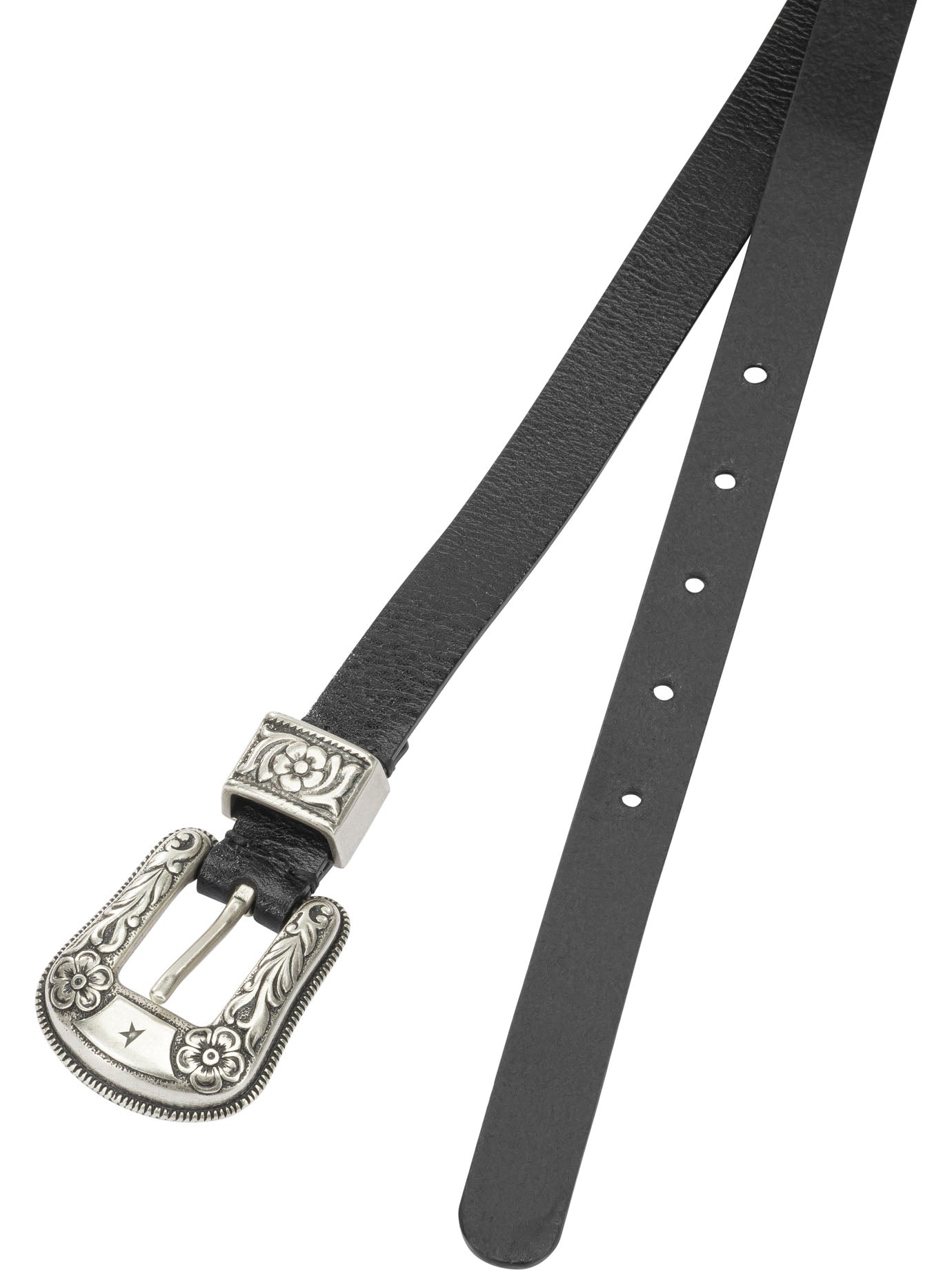 Golden Goose Hip Lace Leather Belt