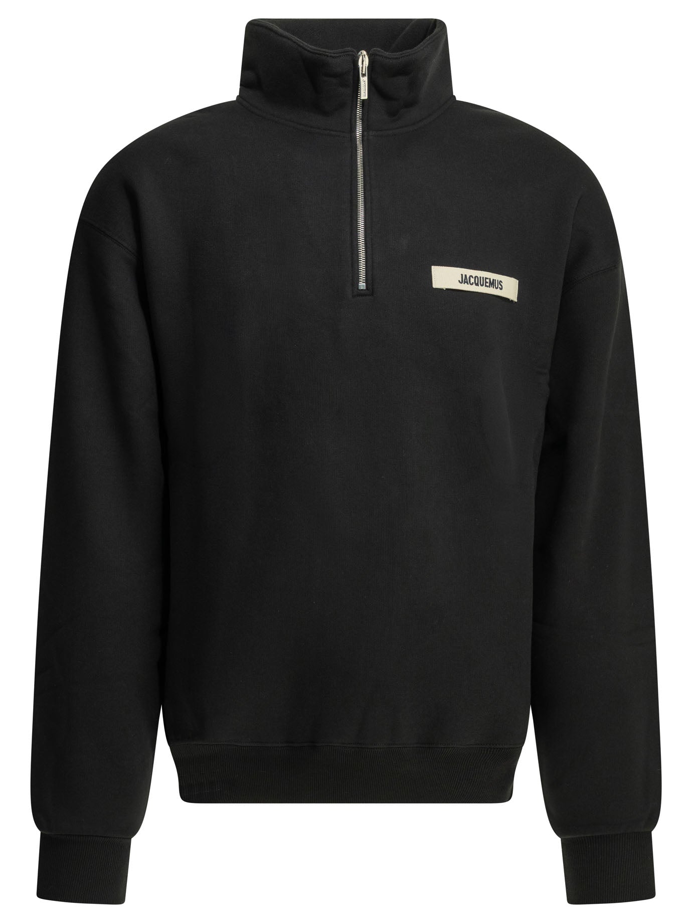 Jacquemus Le Camionneur Gros Grain Half Zip Sweatshirt
