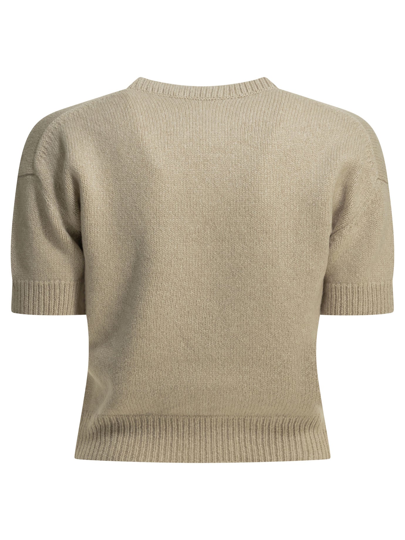 Khaite Golden Crew-Neck Sweater
