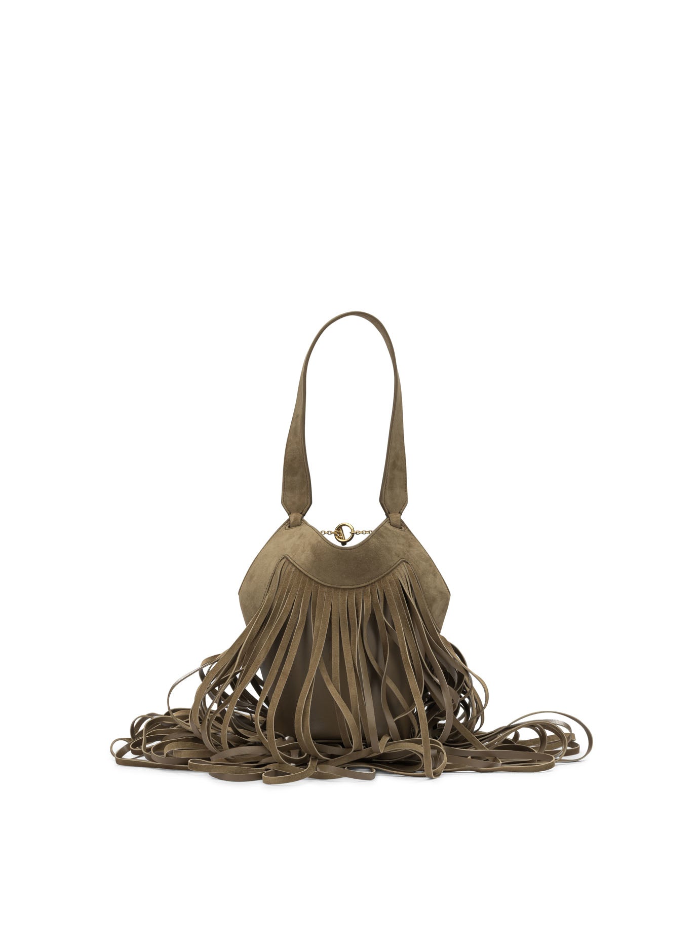 Khaite Nano Lotus Fringe Small Shoulder Bag