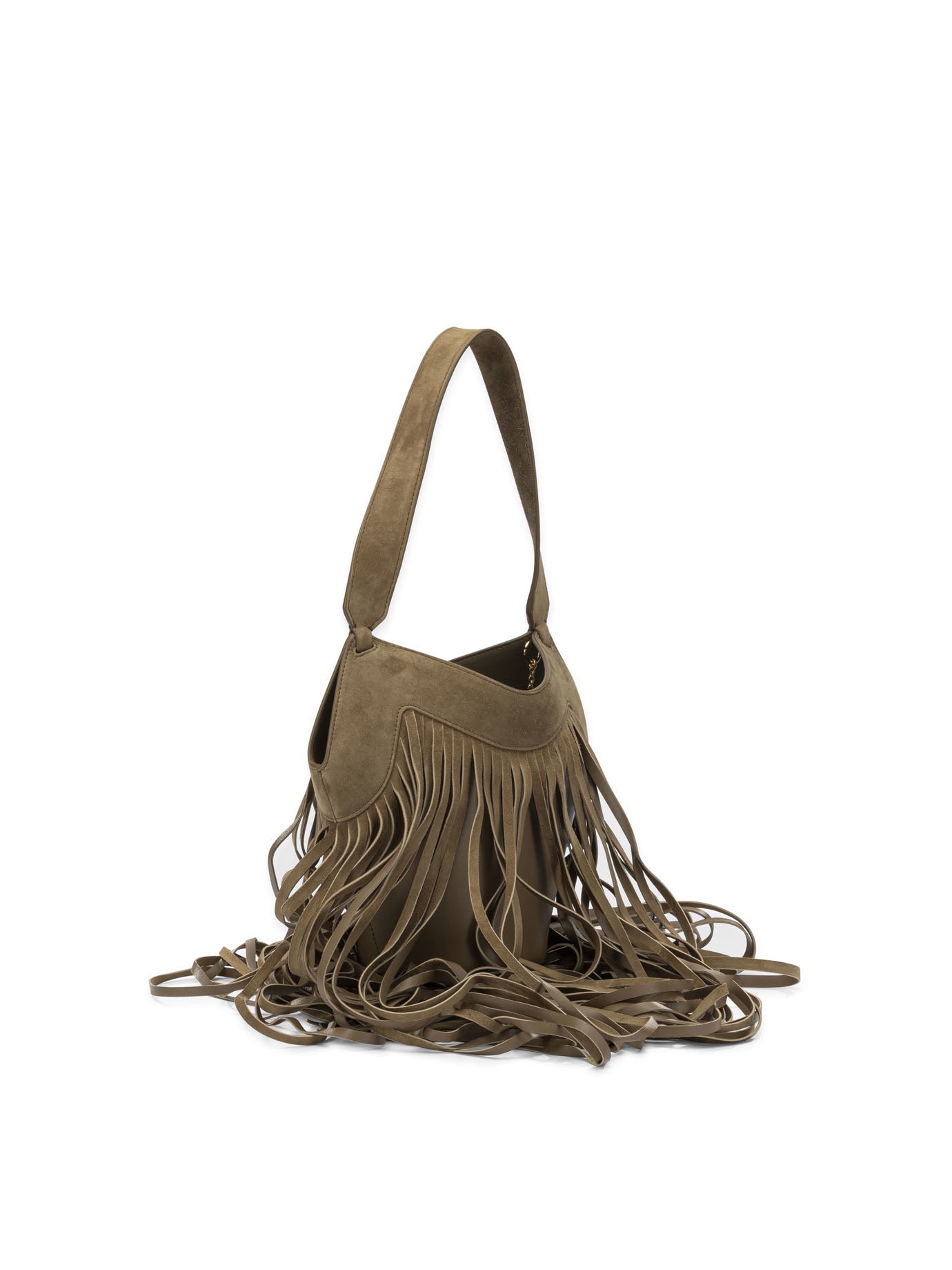 Khaite Nano Lotus Fringe Small Shoulder Bag