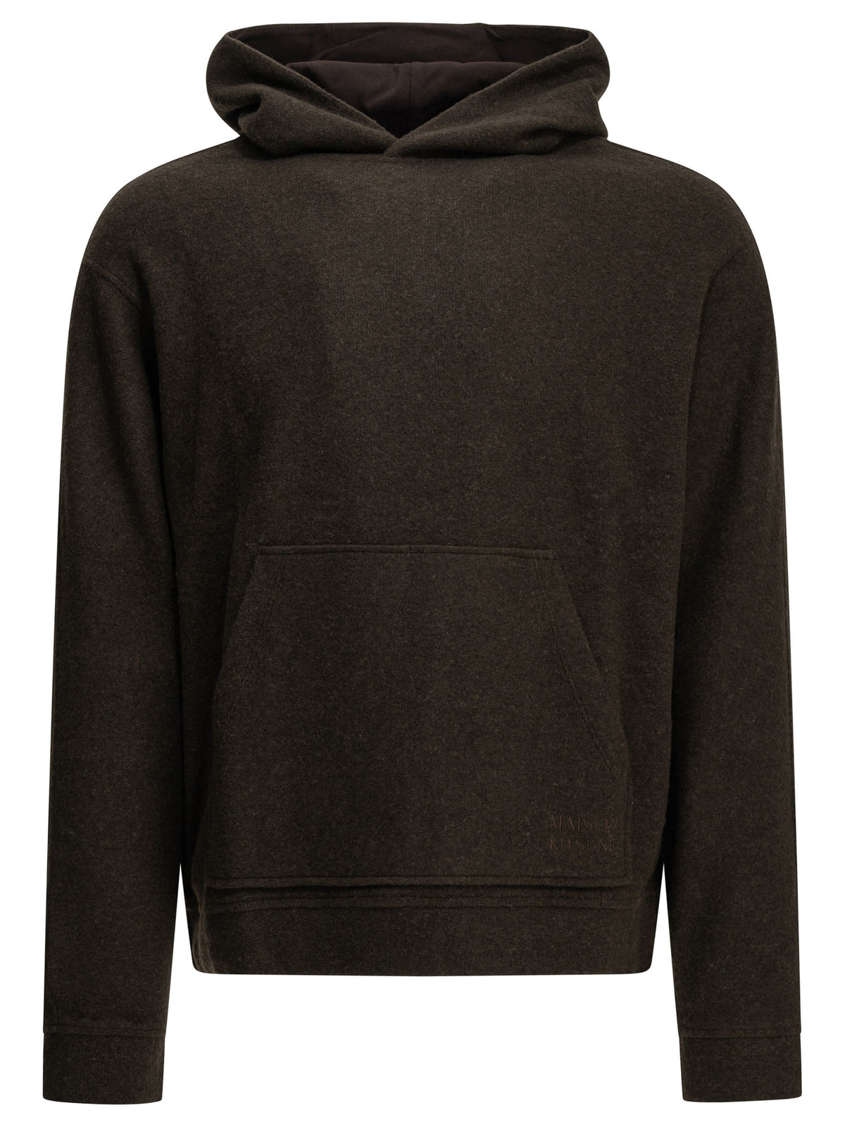 Maison Kitsuné Fleece-Blend Hooded Sweatshirt