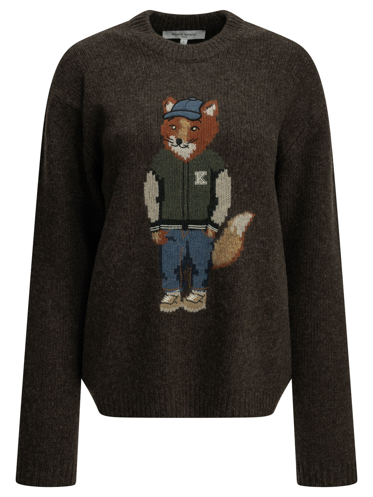 Maison Kitsuné Dressed Fox Crew-Neck Sweater
