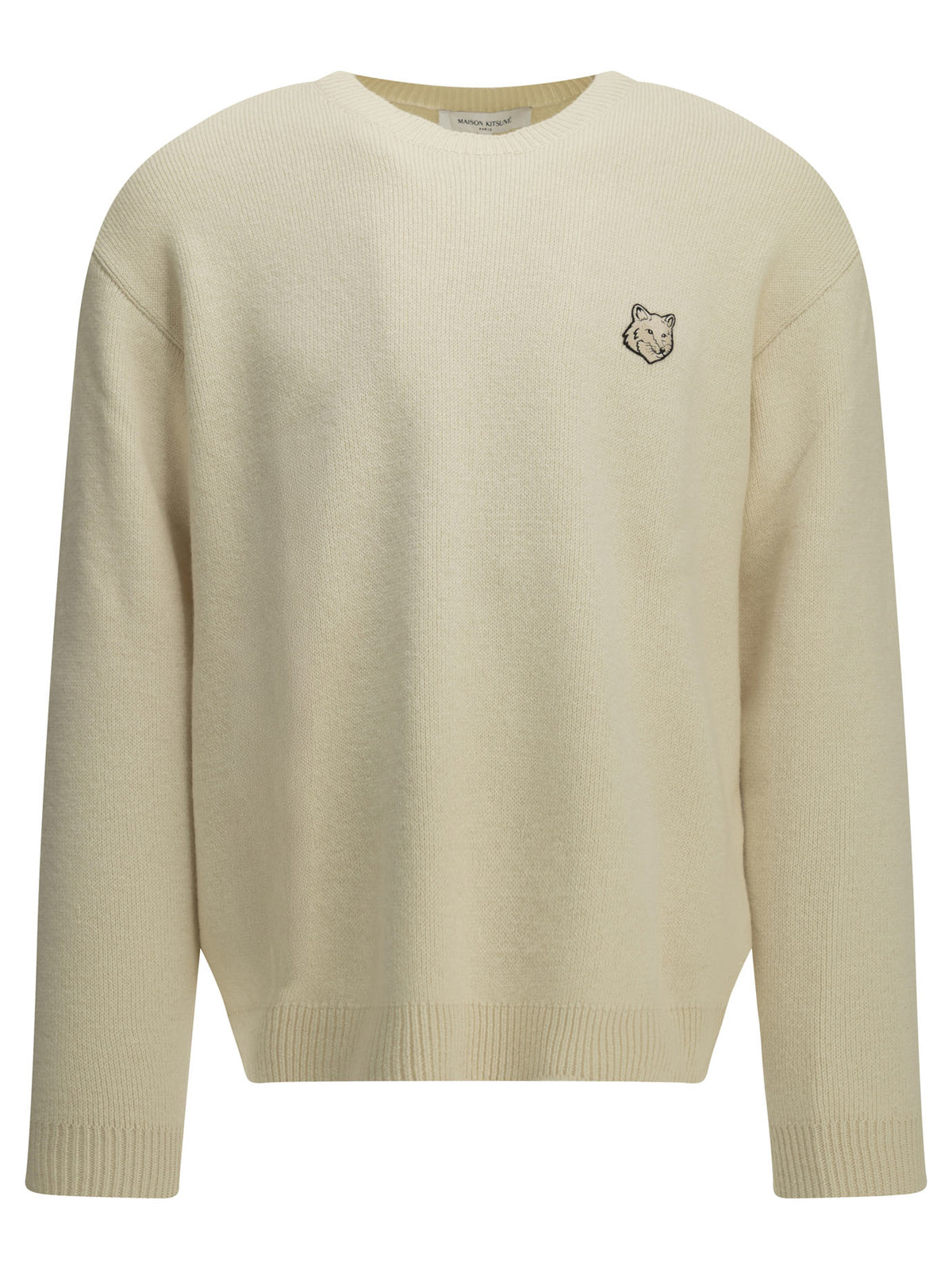 Maison Kitsuné Fox Head Milano Crew-Neck Sweater