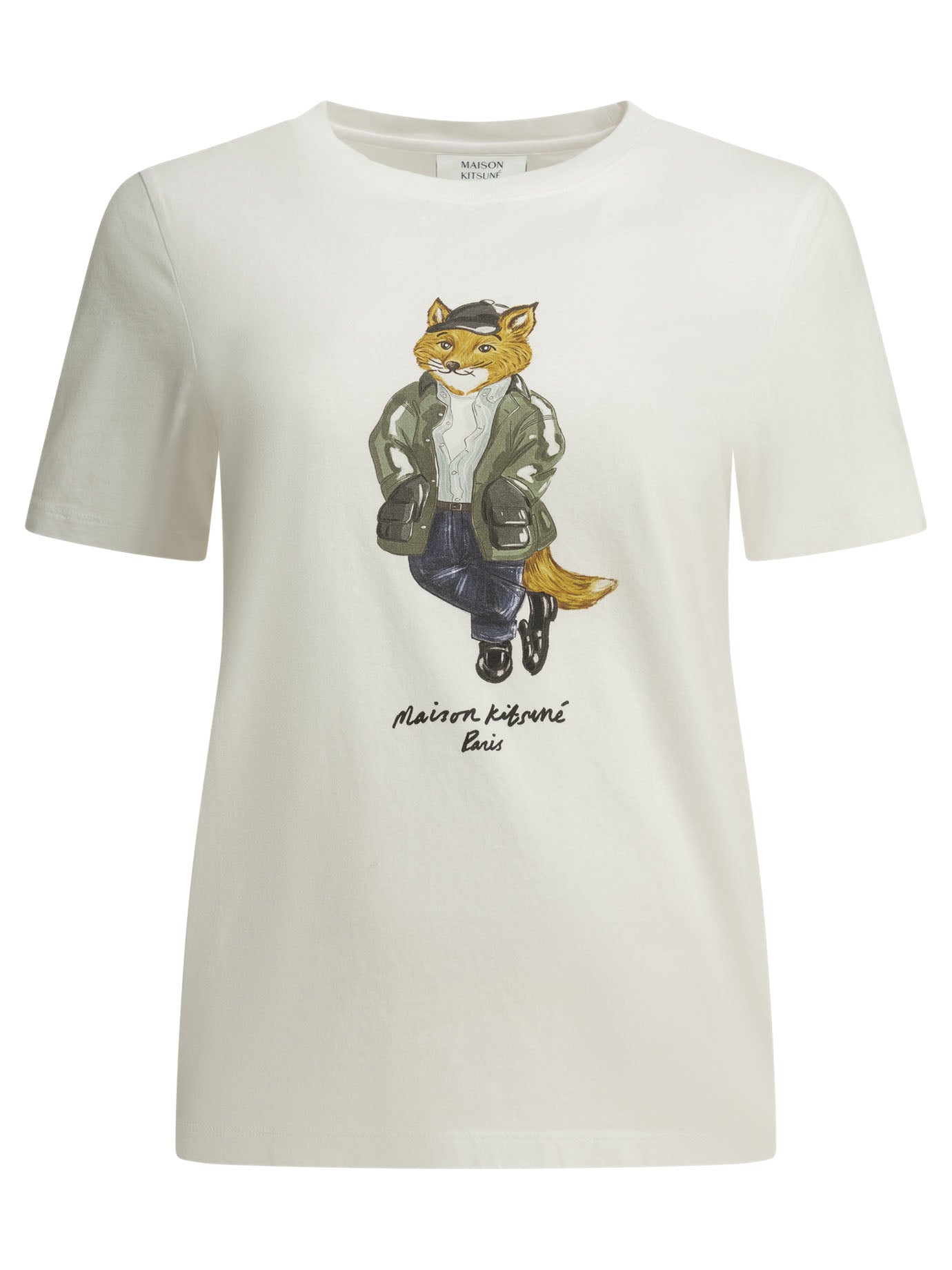 Maison Kitsuné Weekend Fox Crew-Neck T-Shirt