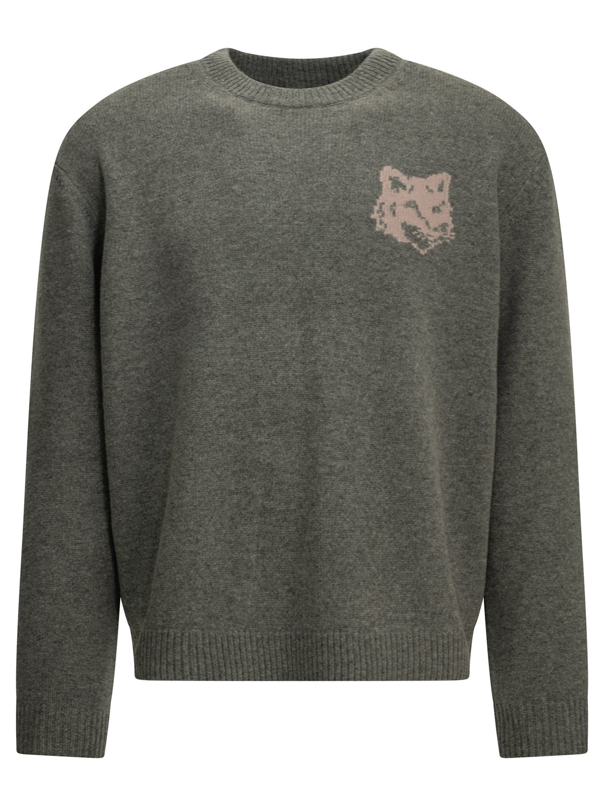 Maison Kitsuné Fox Head Crew-Neck Sweater