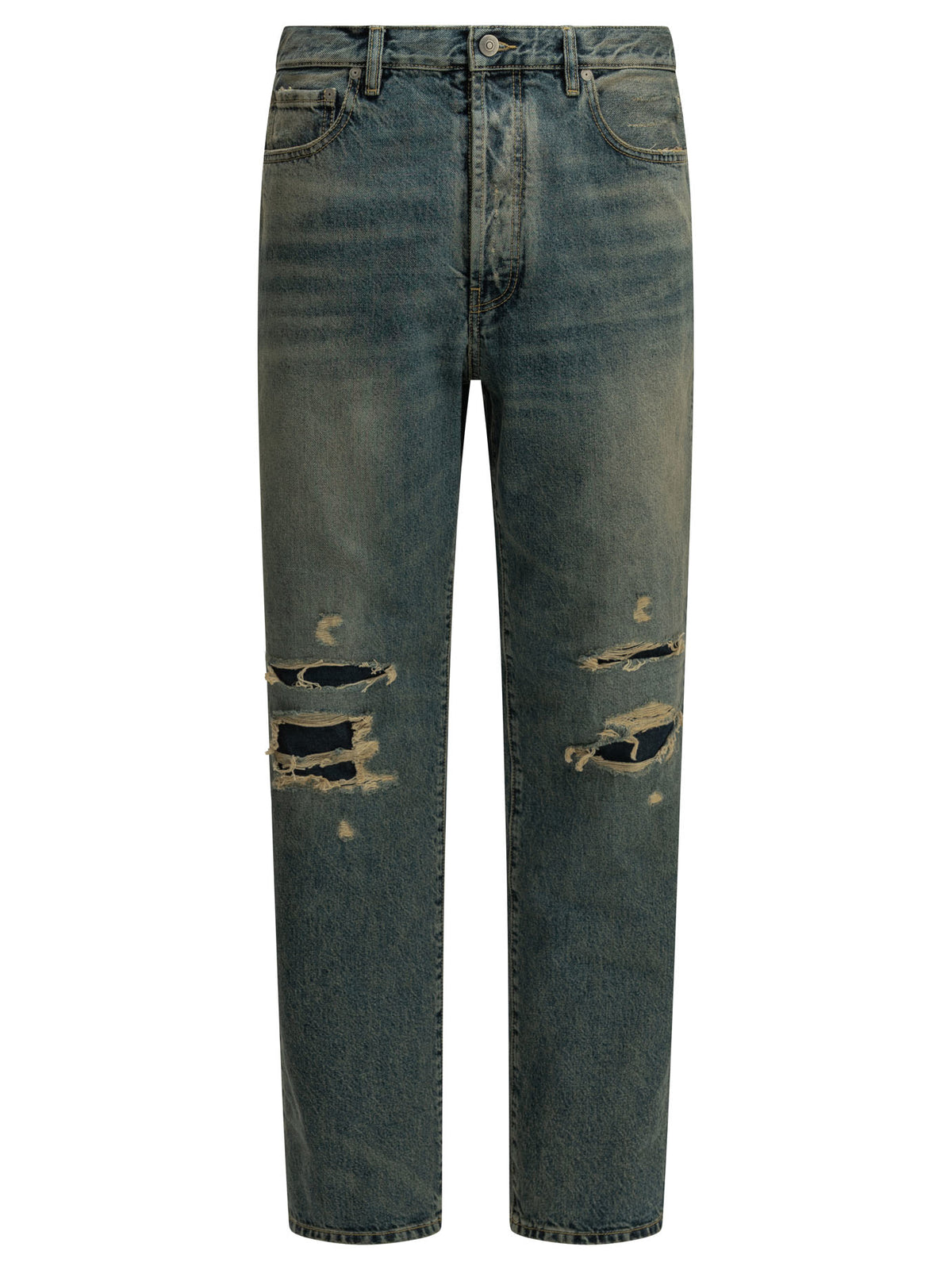 Maison Margiela Distressed Straight-Leg Jeans