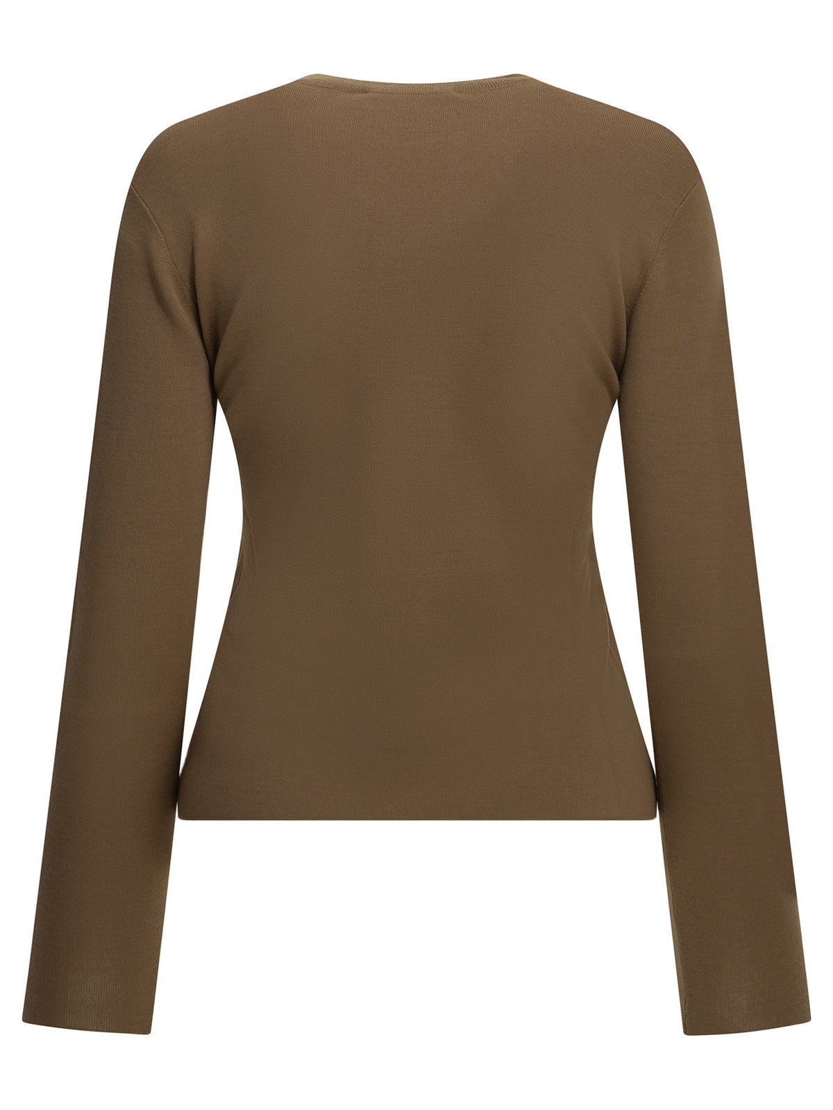 Max Mara Round-Neck T-Shirt Made Of Virgin Wool