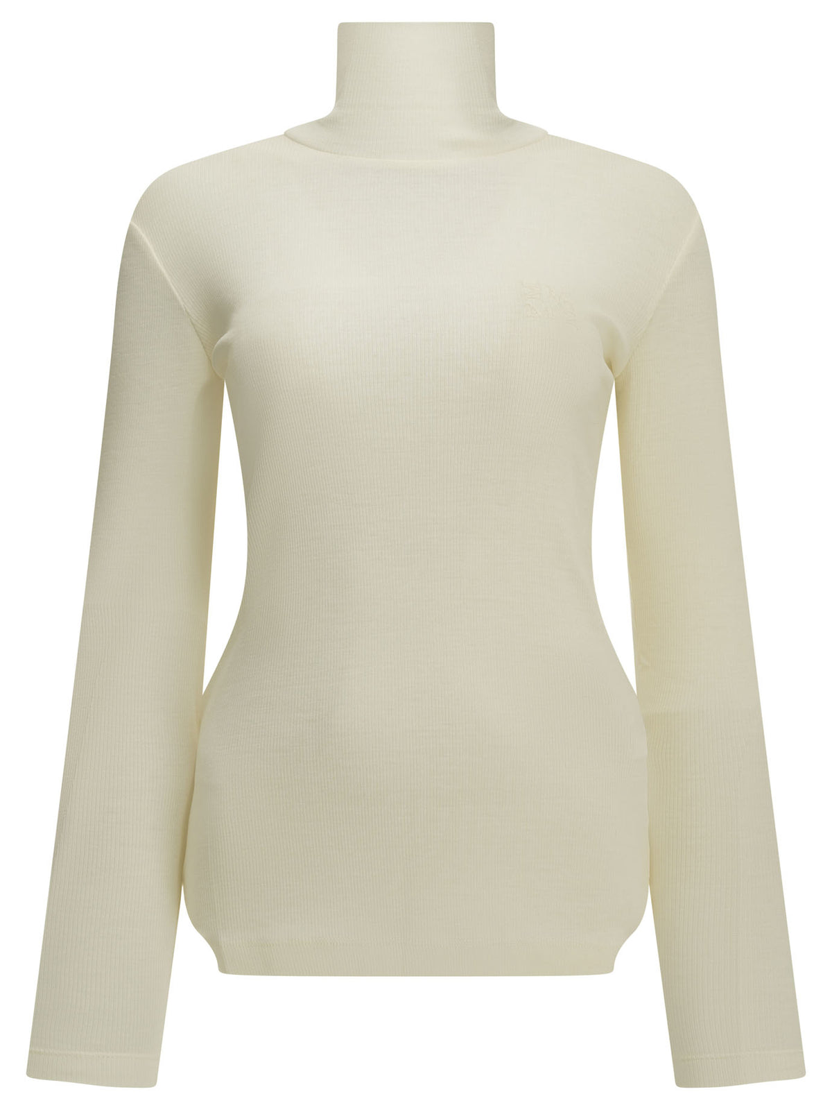 Max Mara Wool Jersey Turtleneck Sweater