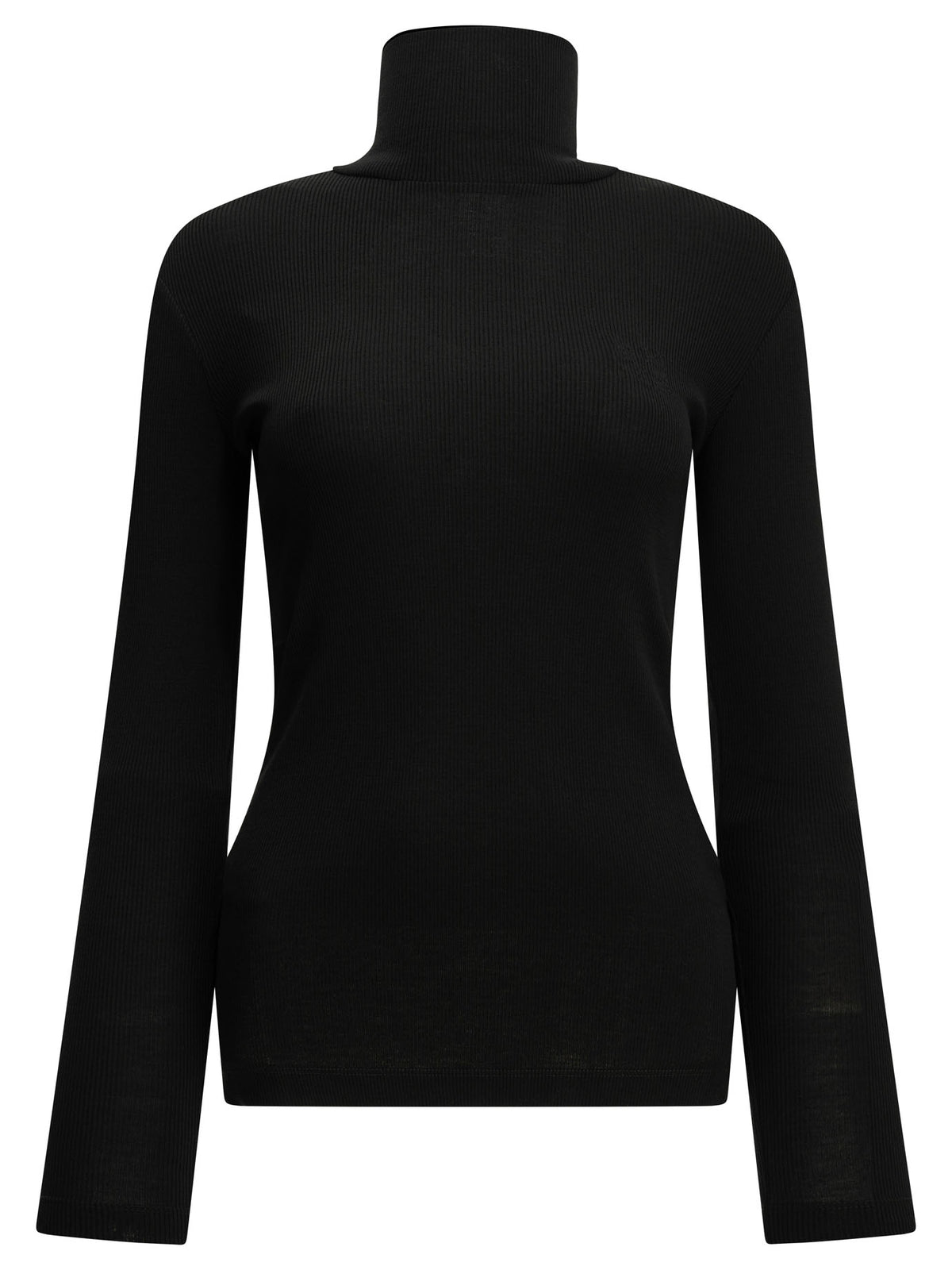 Max Mara Wool Jersey Turtleneck Sweater