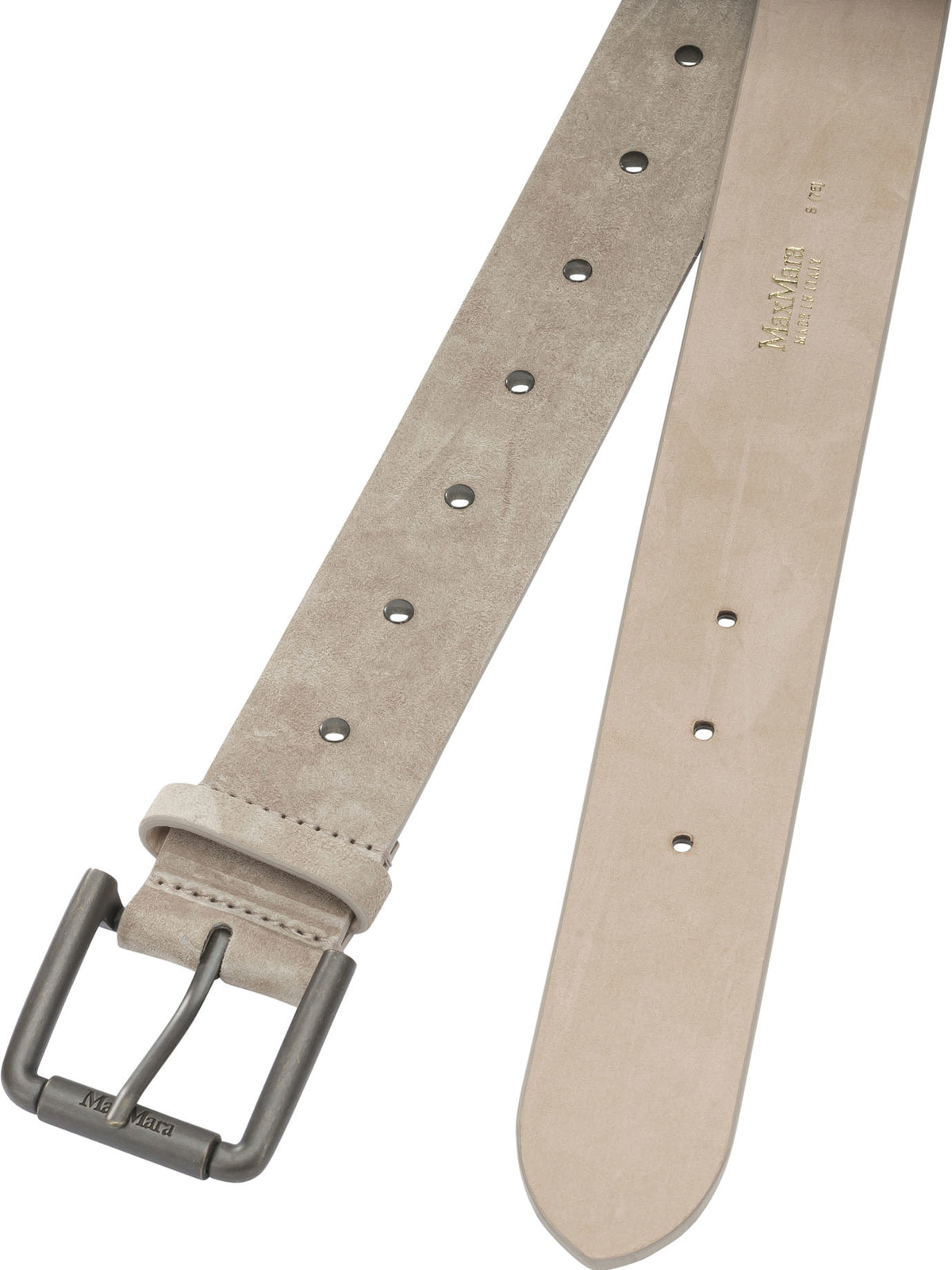 Max Mara Suede Belt With Studs