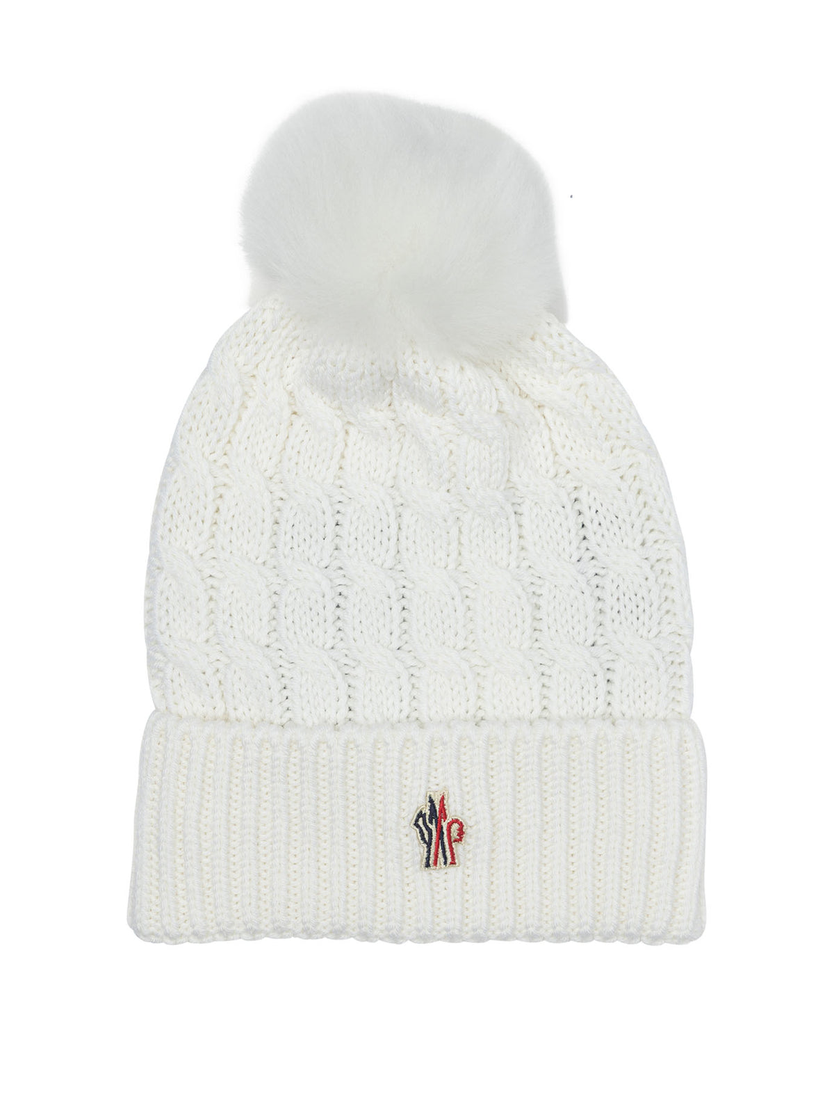 Moncler Grenoble Wool Beanie With Logo