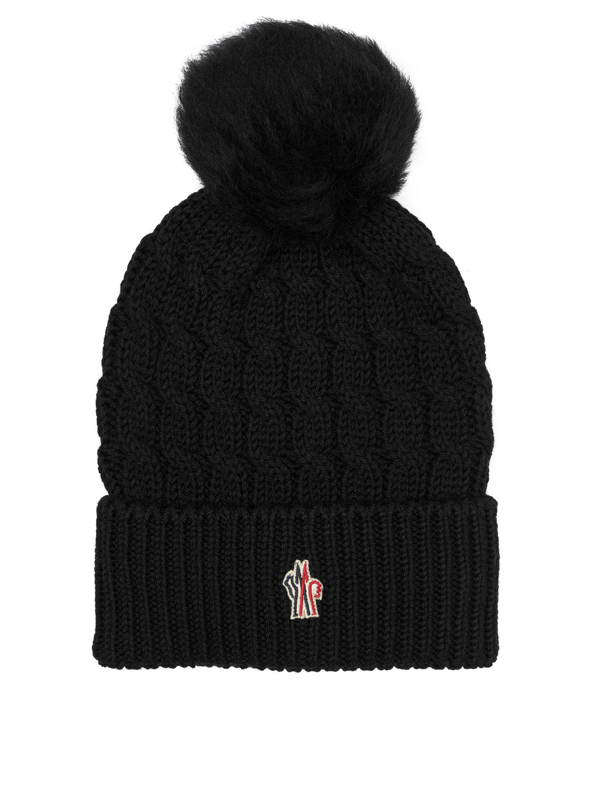 Moncler Grenoble Wool Beanie With Logo