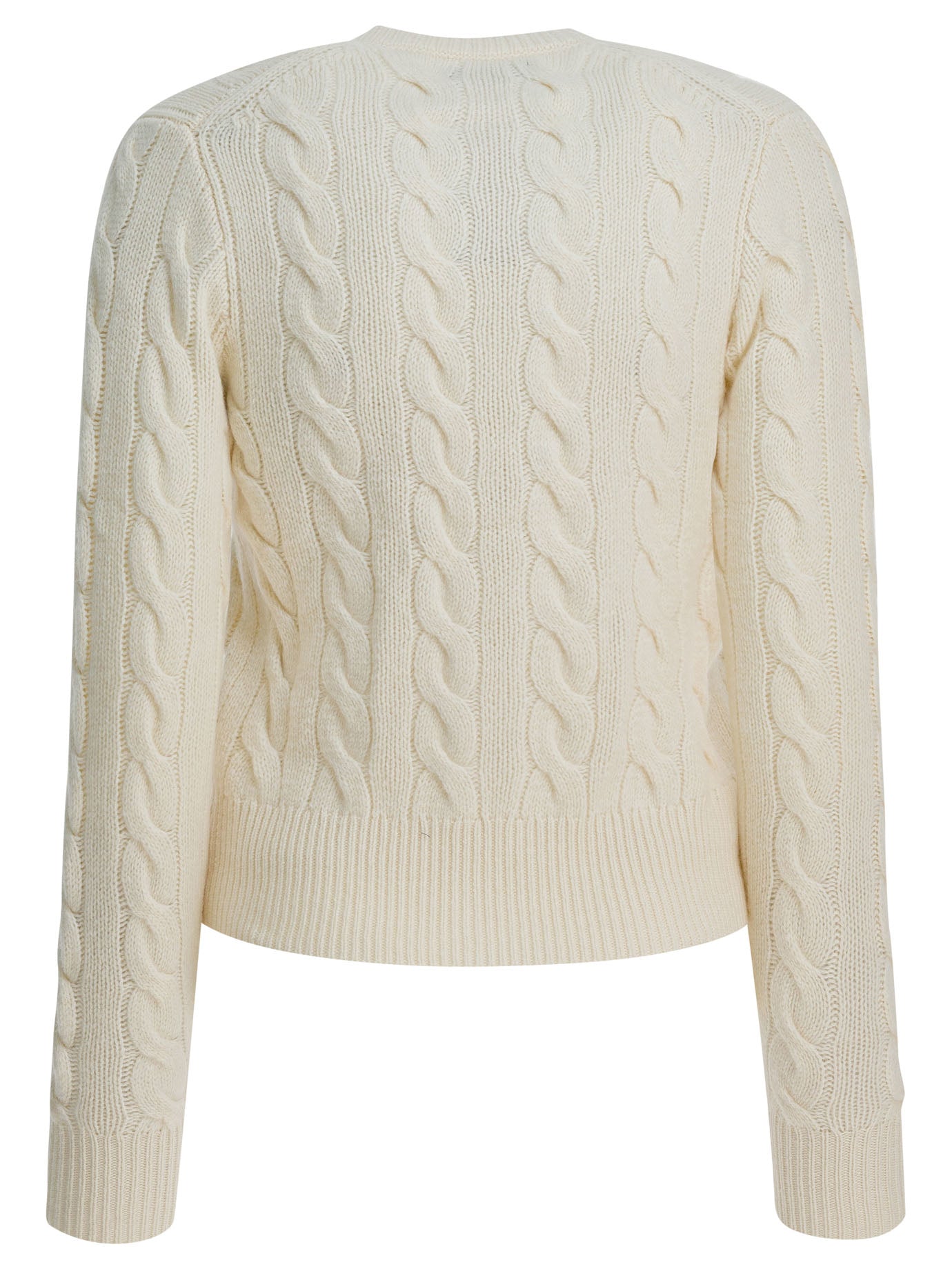 Polo Ralph Lauren Wool And Cashmere Cardigan With Logo