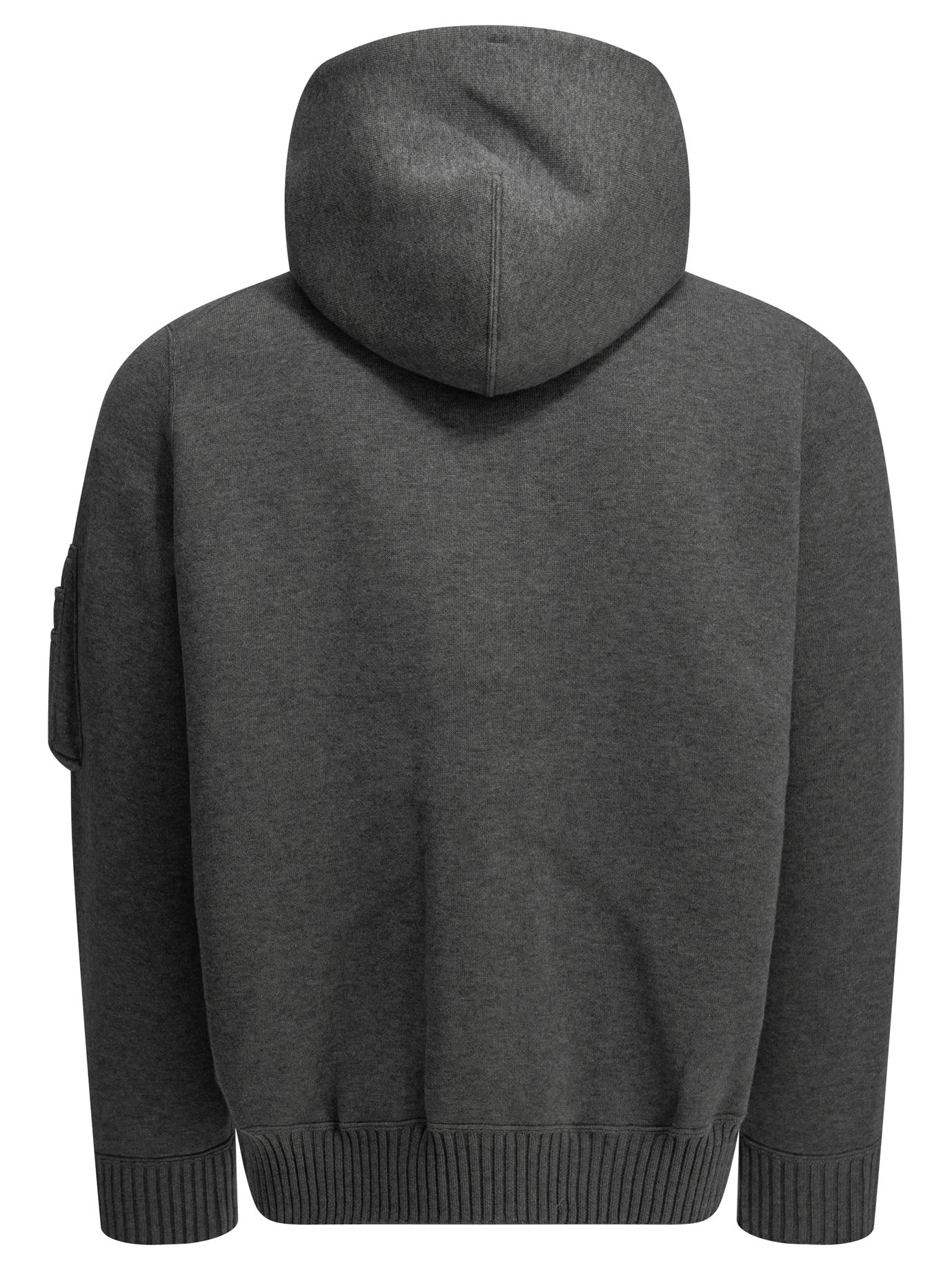 Sacai Zip-Up Hooded Sweatshirt