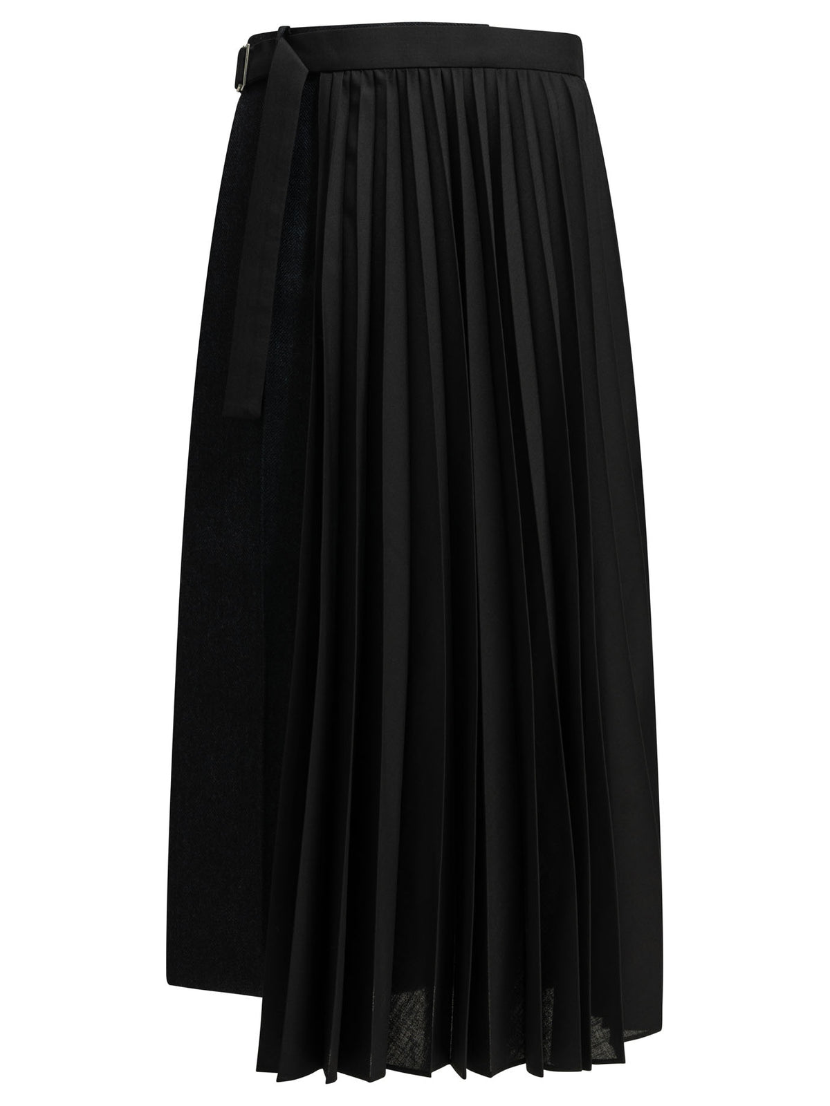 Sacai Pleated Midi Skirt