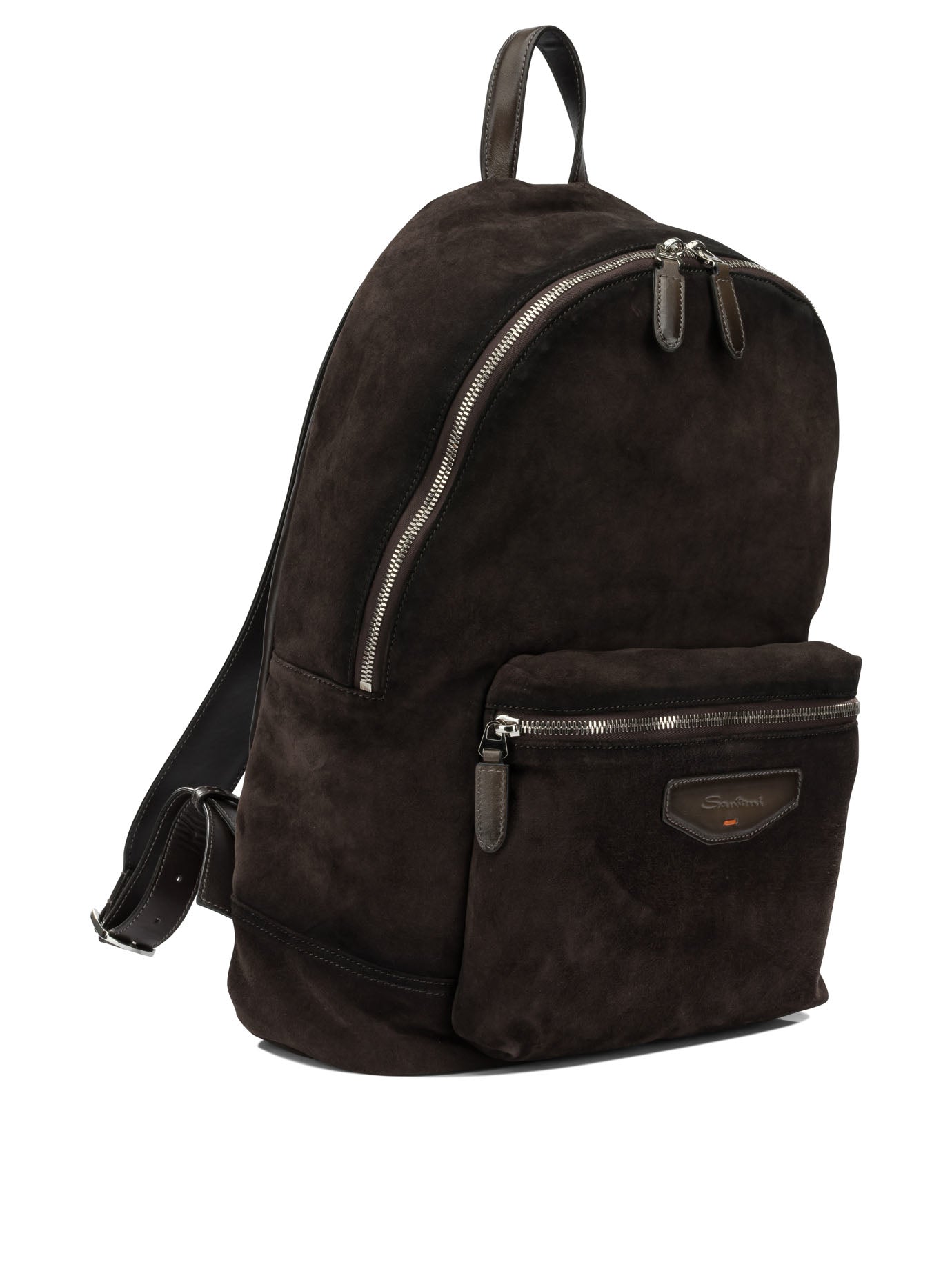 Santoni Casual Suede Backpack