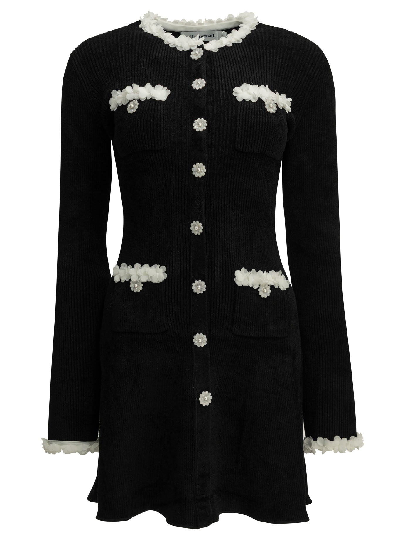 Self-portrait Short Flared Dress