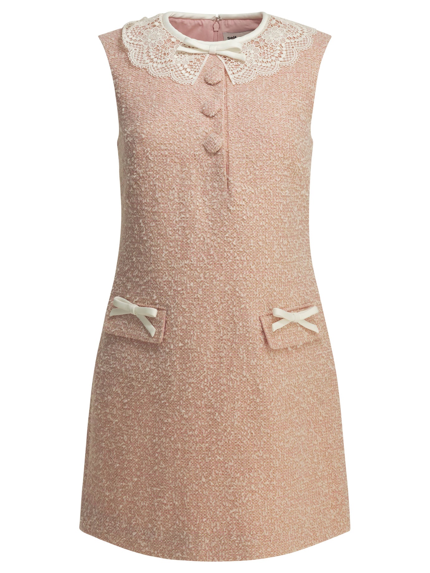 Self-portrait Short Bouclé Dress