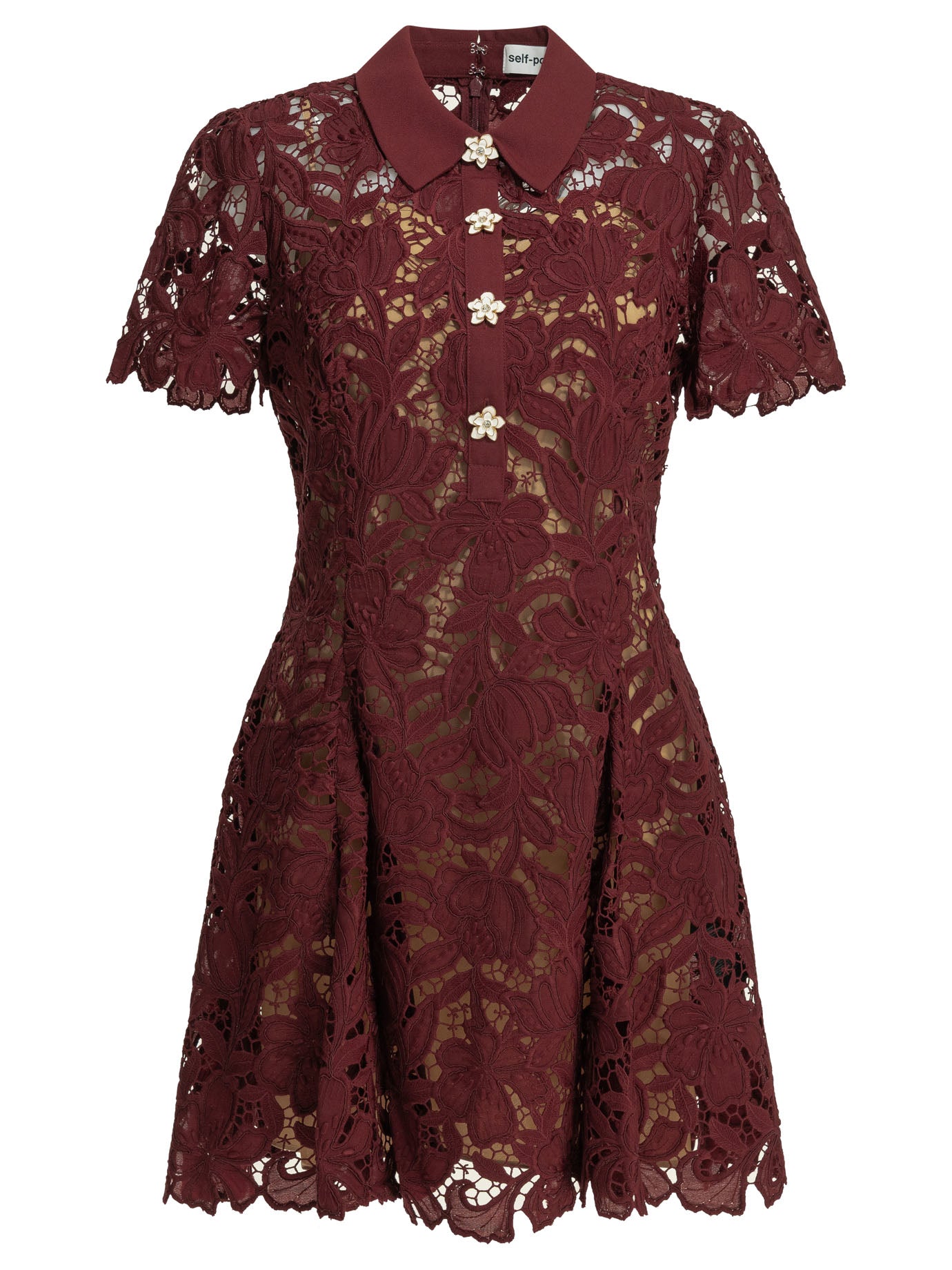 Self-portrait Short Lace Dress